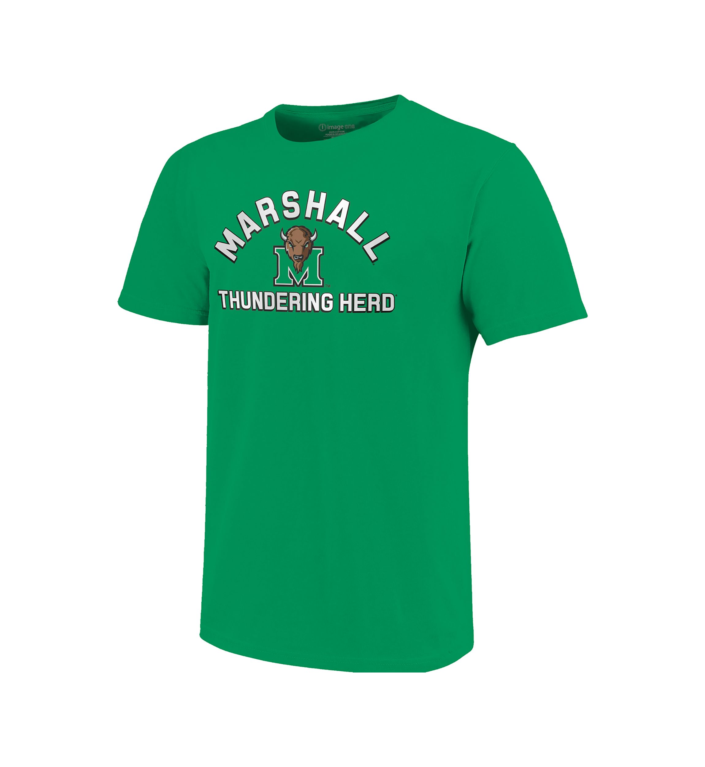 NCAA Marshall Thundering Herd Short Sleeve Retro Stack Graphic T-Shirt 