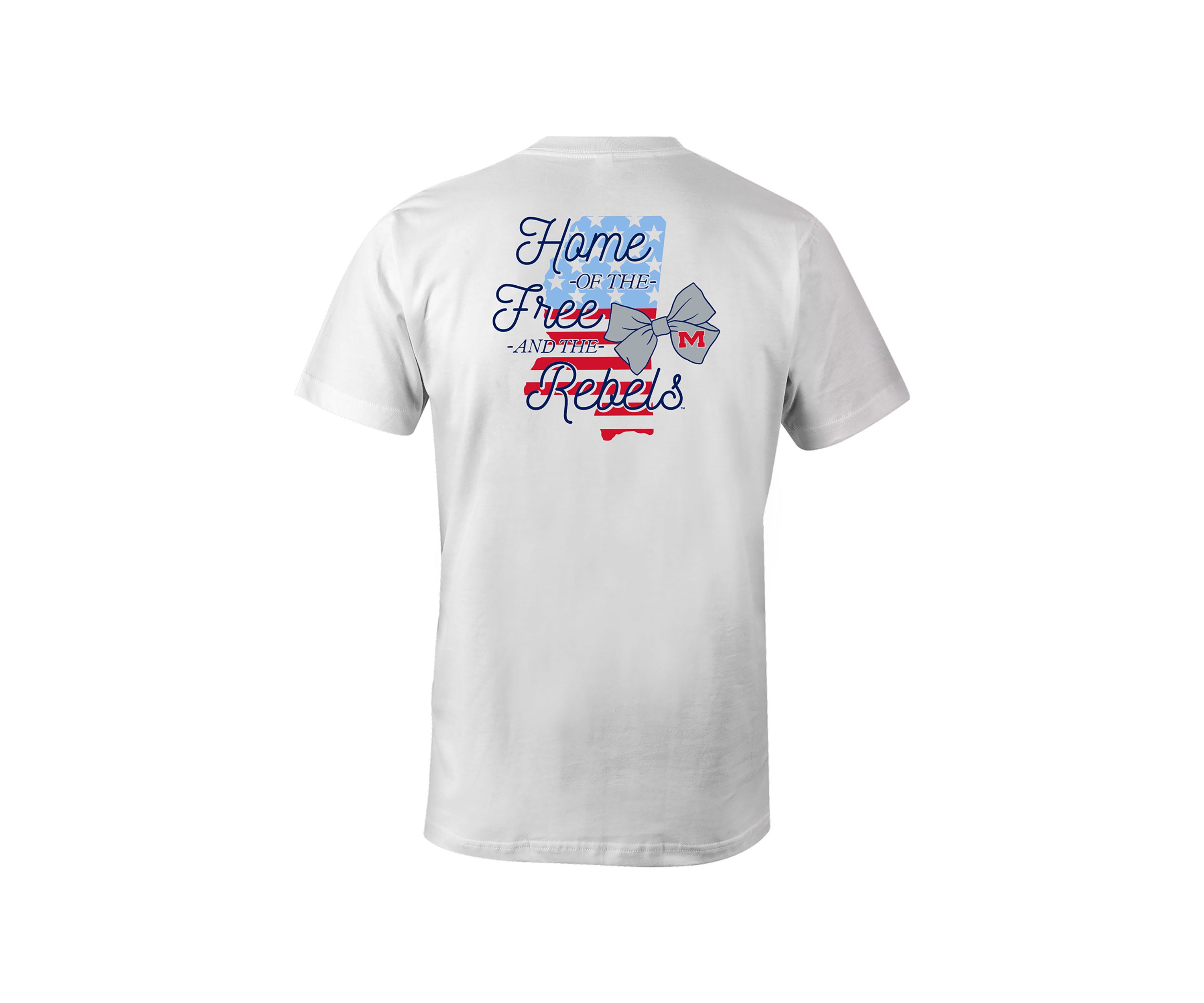 NCAA Ole Miss Rebels Home of the Free T-Shirt