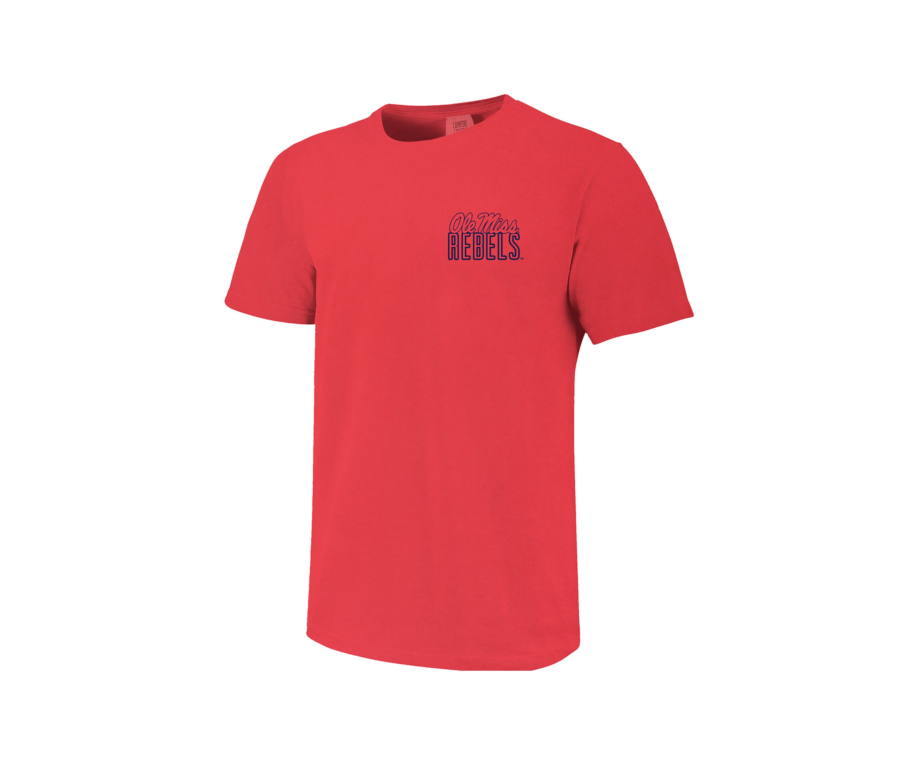 NCAA Ole Miss Rebels Fight Song Flag Graphic T-Shirt