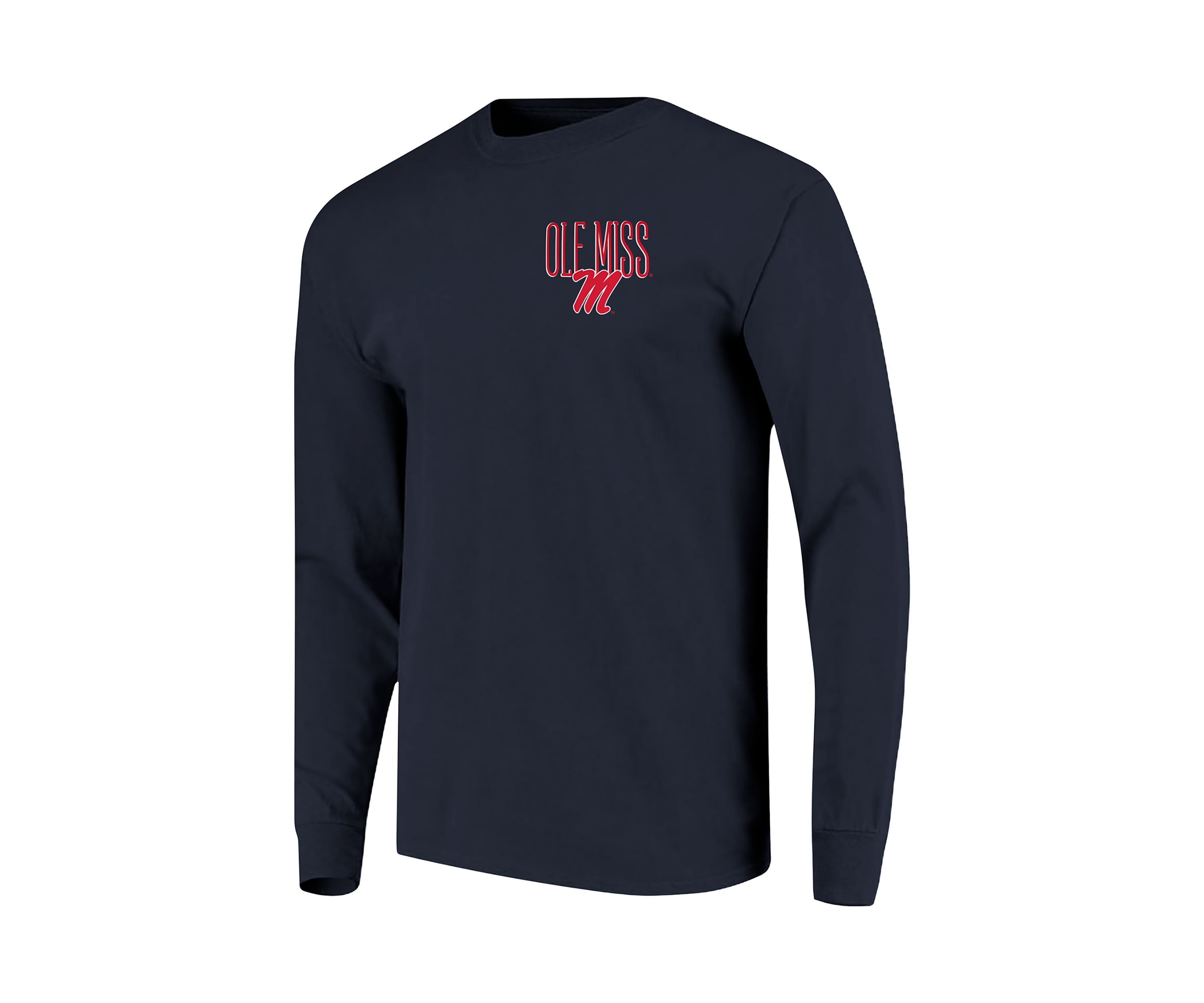 NCAA Ole Miss Rebels Tall Type State Long Sleeve T-Shirt