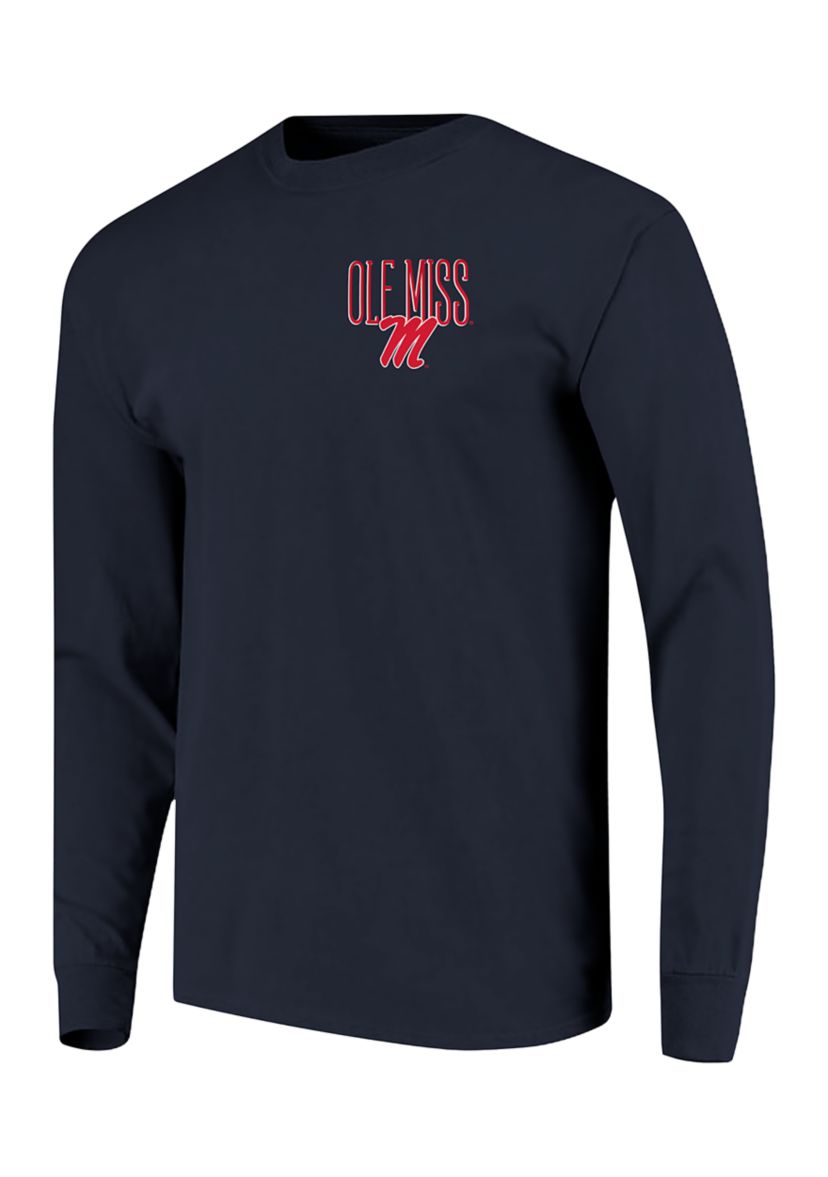 NCAA Ole Miss Rebels Tall Type State Long Sleeve T-Shirt