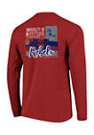 NCAA Ole Miss Rebels Building Stripe Long Sleeve T-Shirt