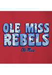  NCAA Ole Miss Rebels Groovy Simple Pattern Graphic T-Shirt