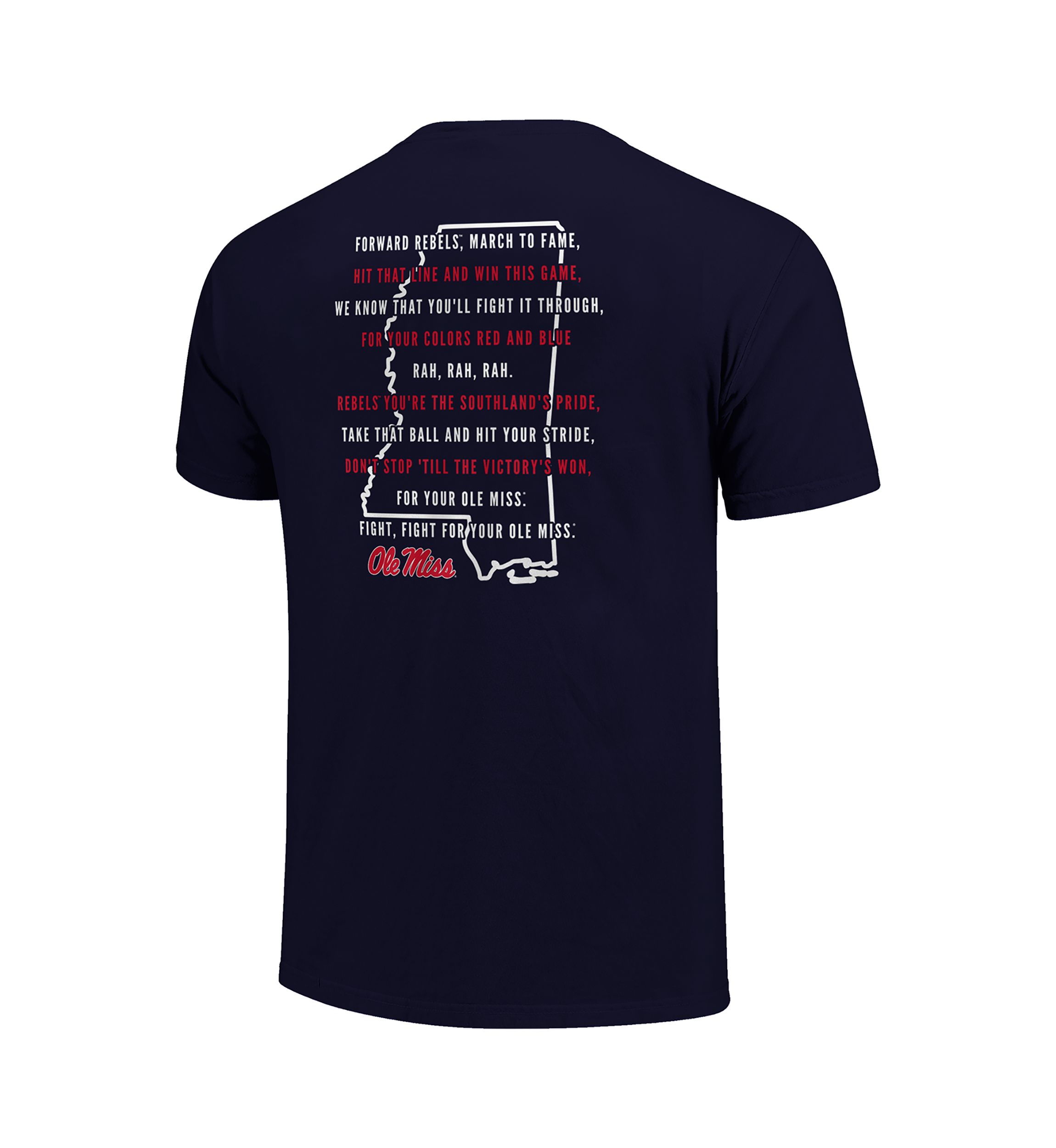 	  NCAA Ole Miss Rebels Fight Song Graphic T-Shirt 