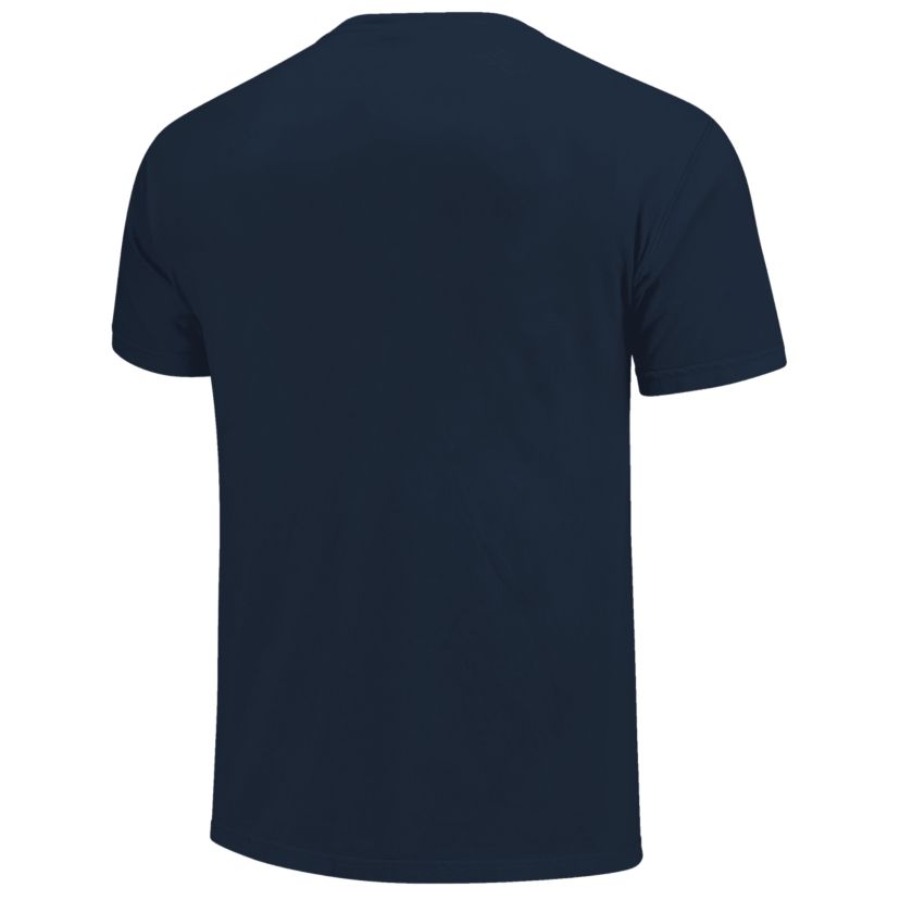 Image One Ole Miss Rebels Color Circles Building Short Sleeve T-Shirt