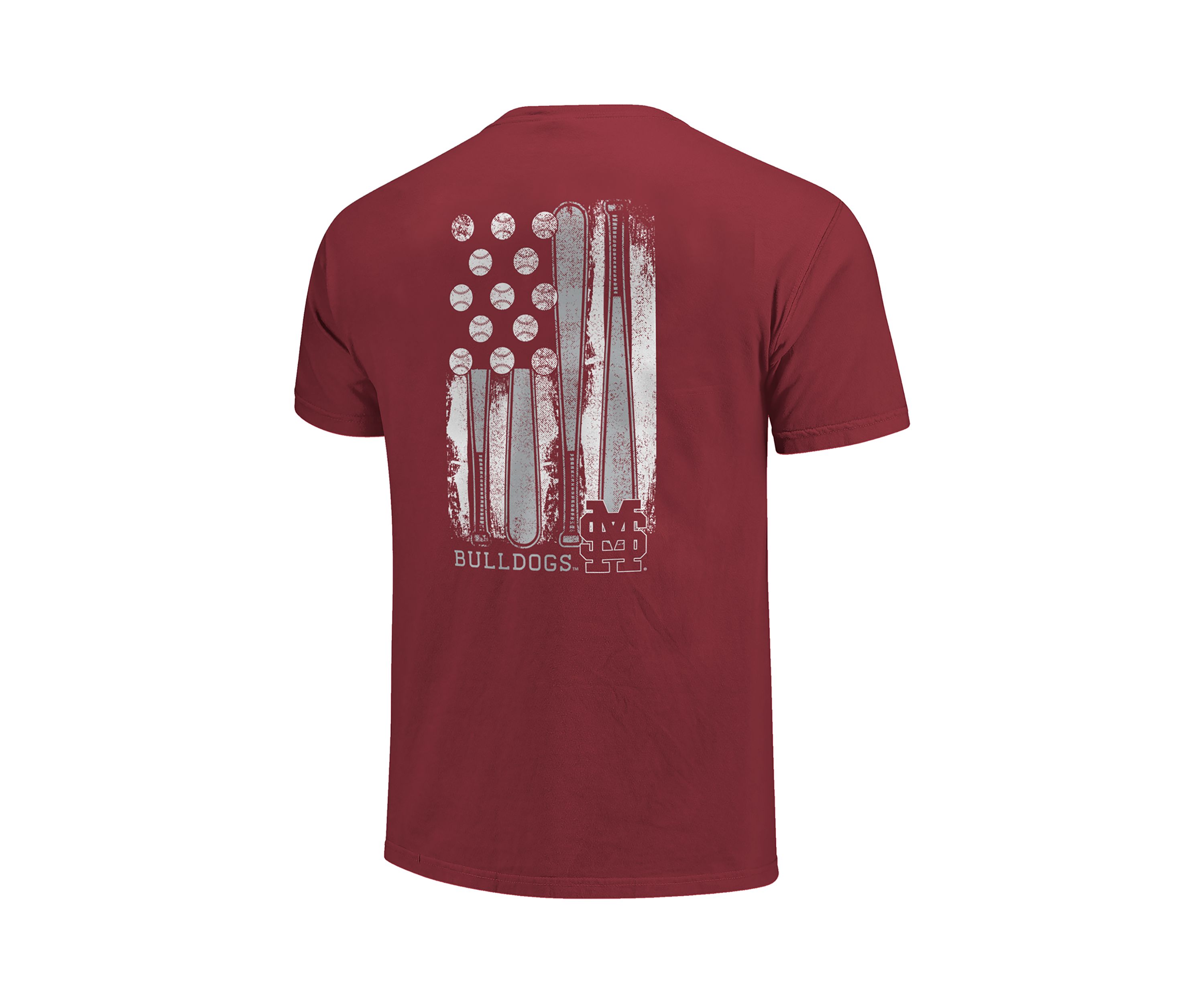 NCAA Mississippi State Bulldogs Baseball Flag T-Shirt