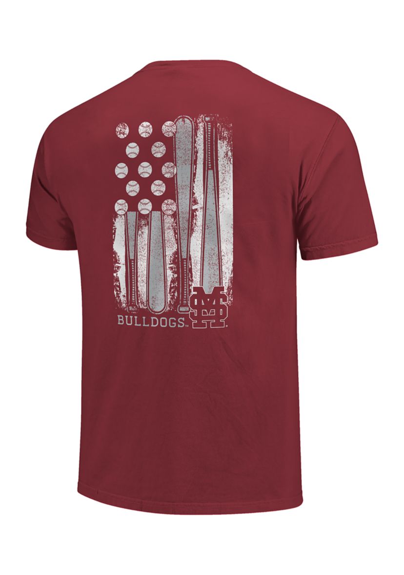 NCAA Mississippi State Bulldogs Baseball Flag T-Shirt