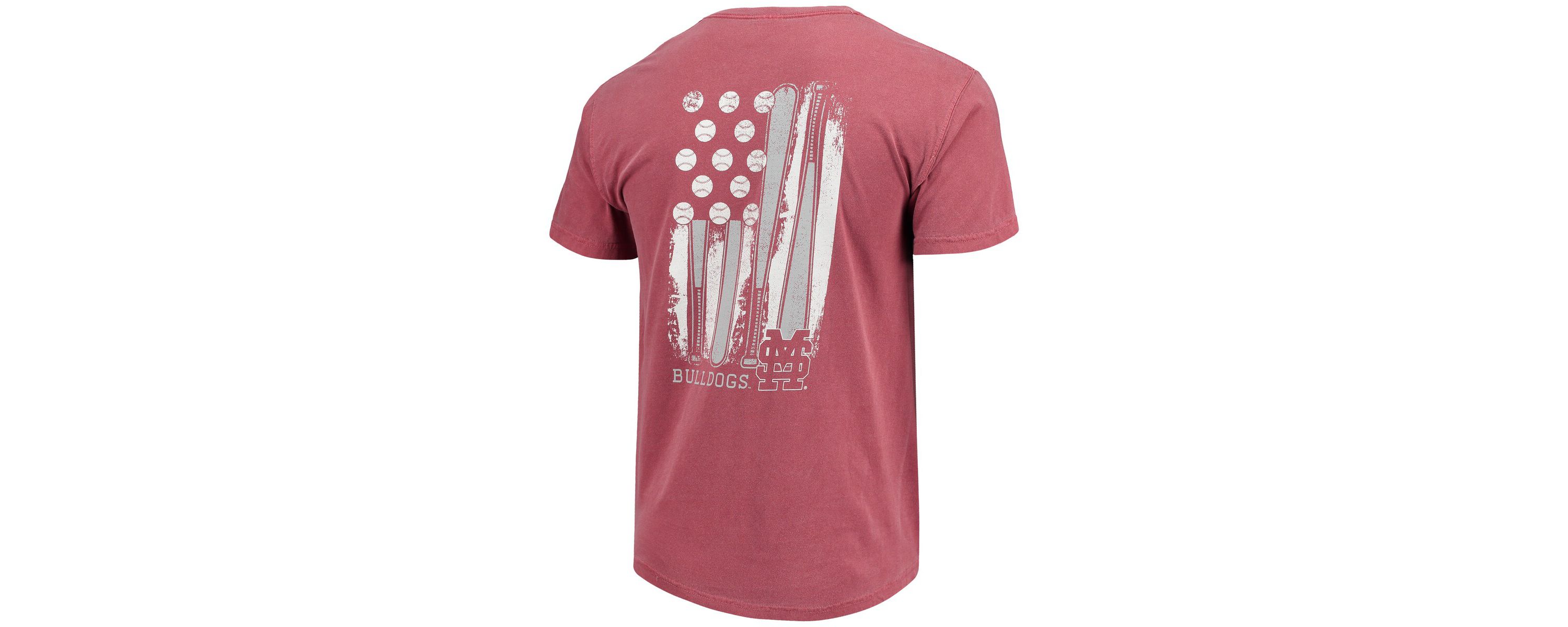 NCAA Mississippi State Bulldogs Baseball Flag T-Shirt