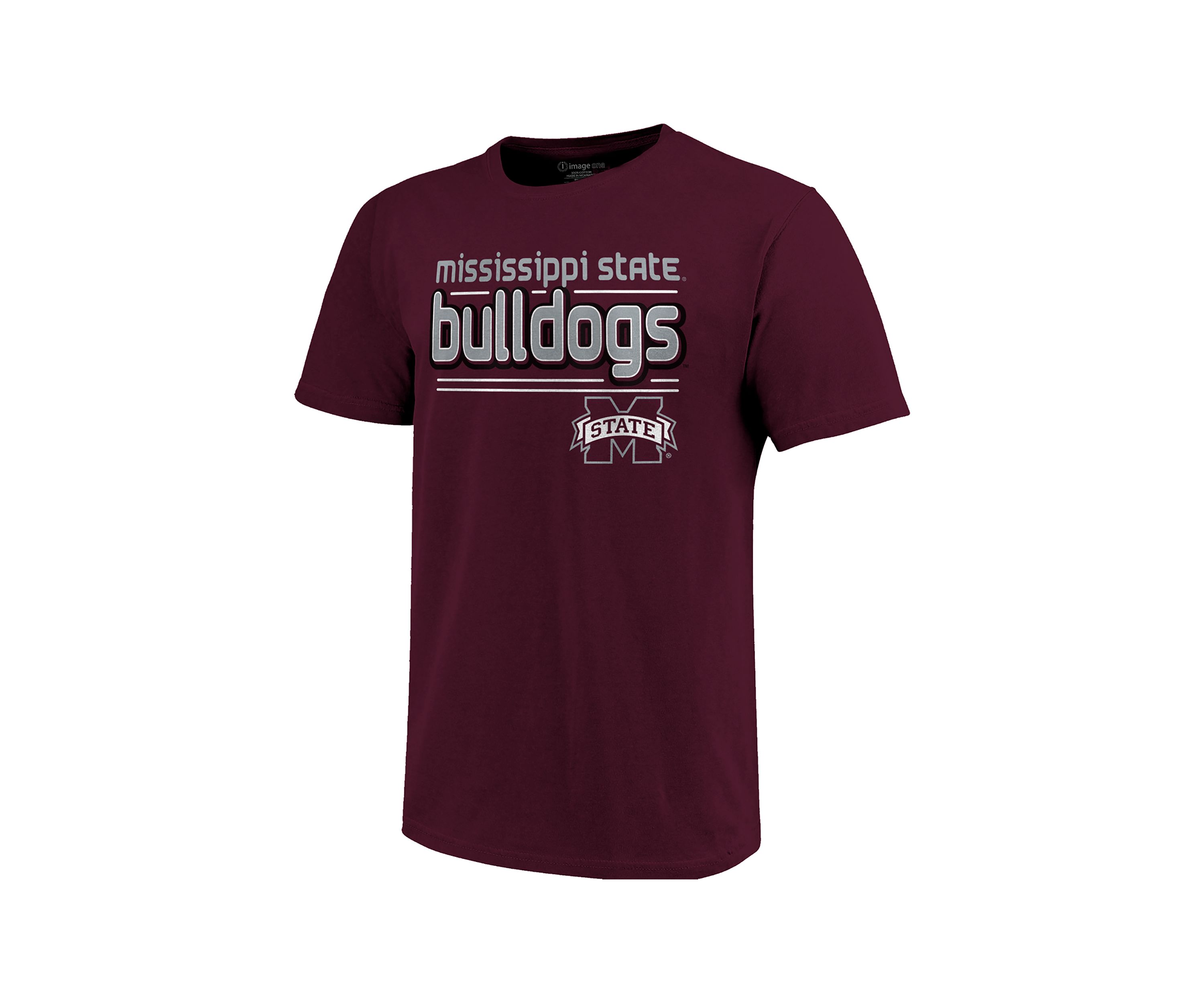 NCAA Mississippi State Bulldogs Short Sleeve Bubble Letters T-Shirt