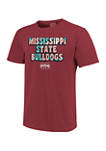 NCAA Mississippi State Bulldogs Groovy Simple Pattern T-Shirt