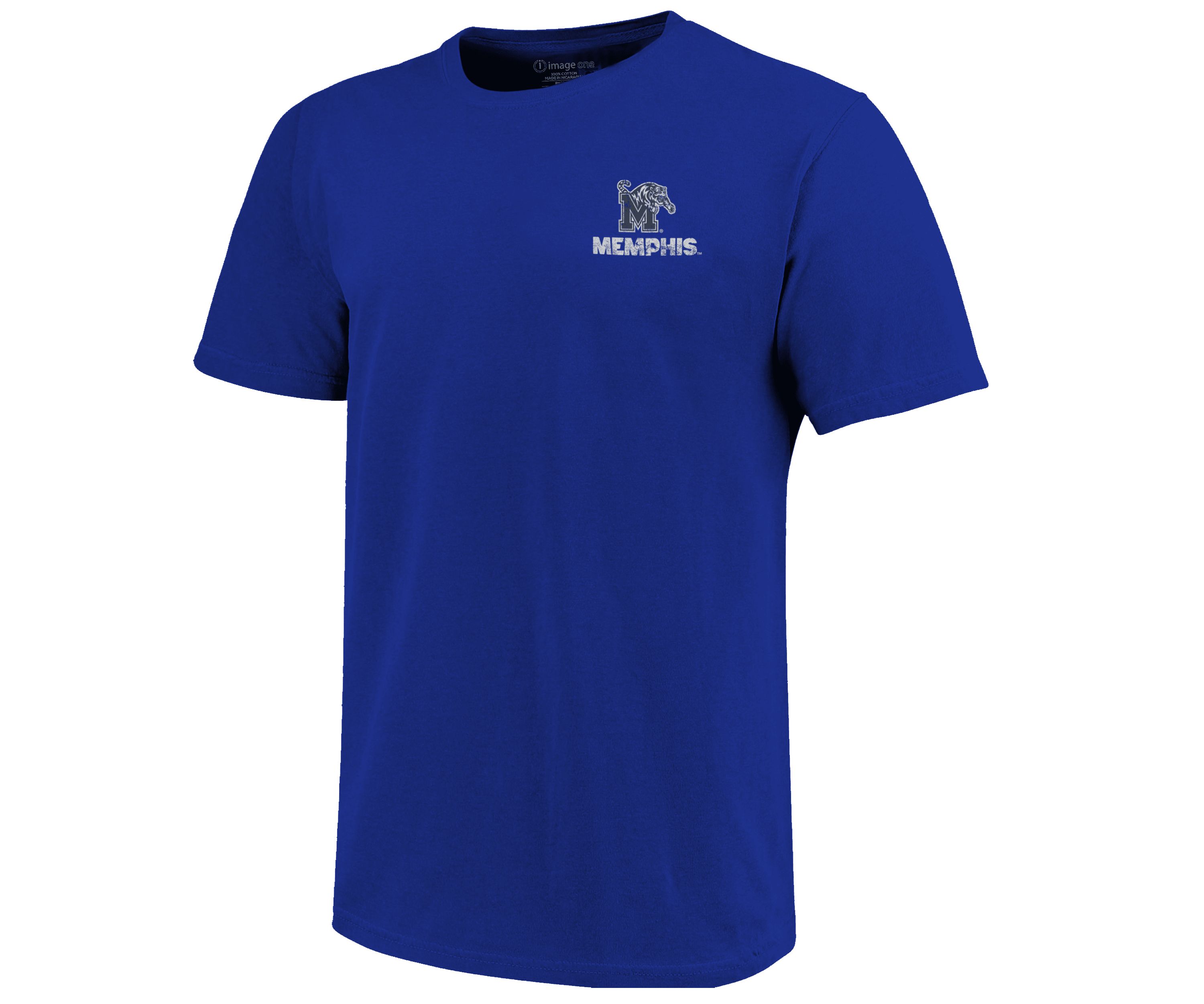 Image One Memphis Tigers State city skyline Short Sleeve T-Shirt