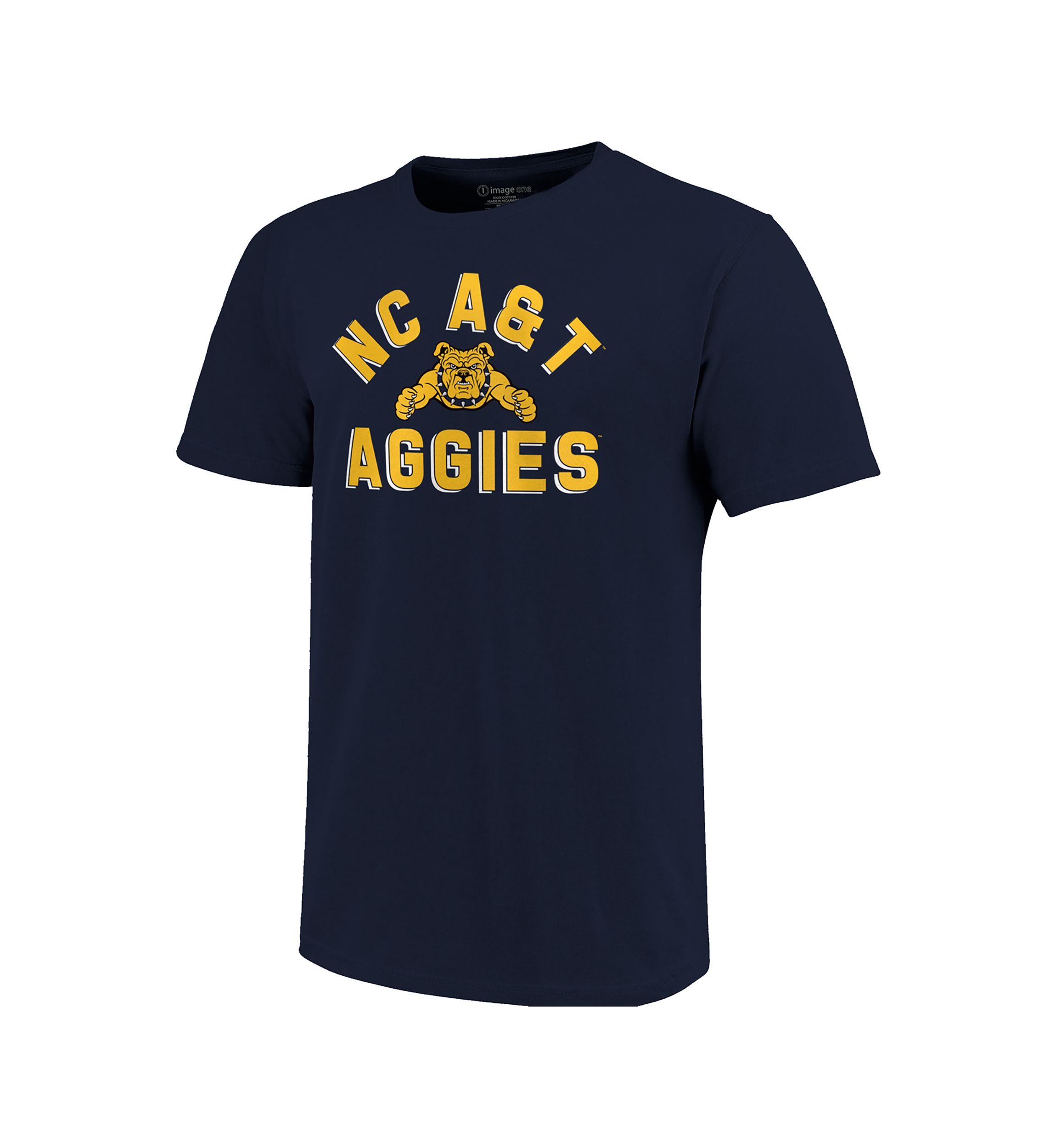NCAA North Carolina A&T Aggies Retro Stack Short Sleeve T-Shirt