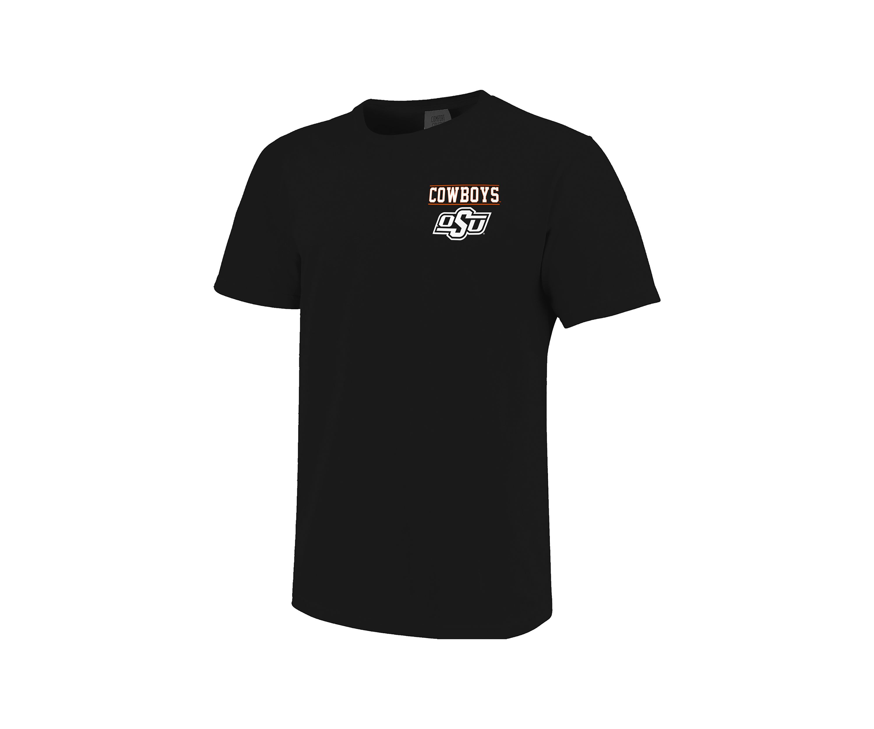 NCAA Oklahoma State Cowboys Striped Stamp Comfort Color T-Shirt 