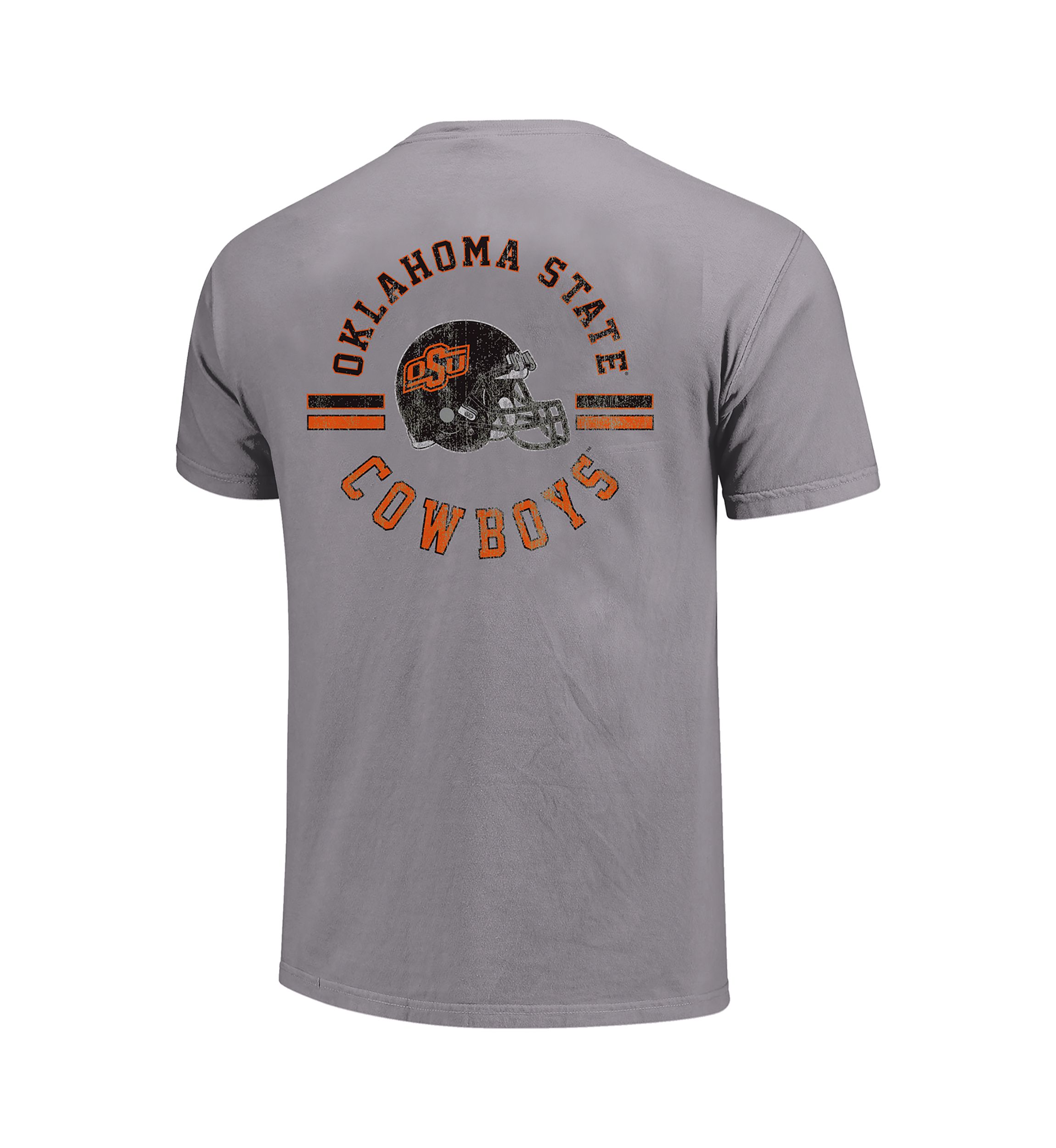 NCAA Oklahoma State Cowboys Helmet Arch Short Sleeve T-Shirt 
