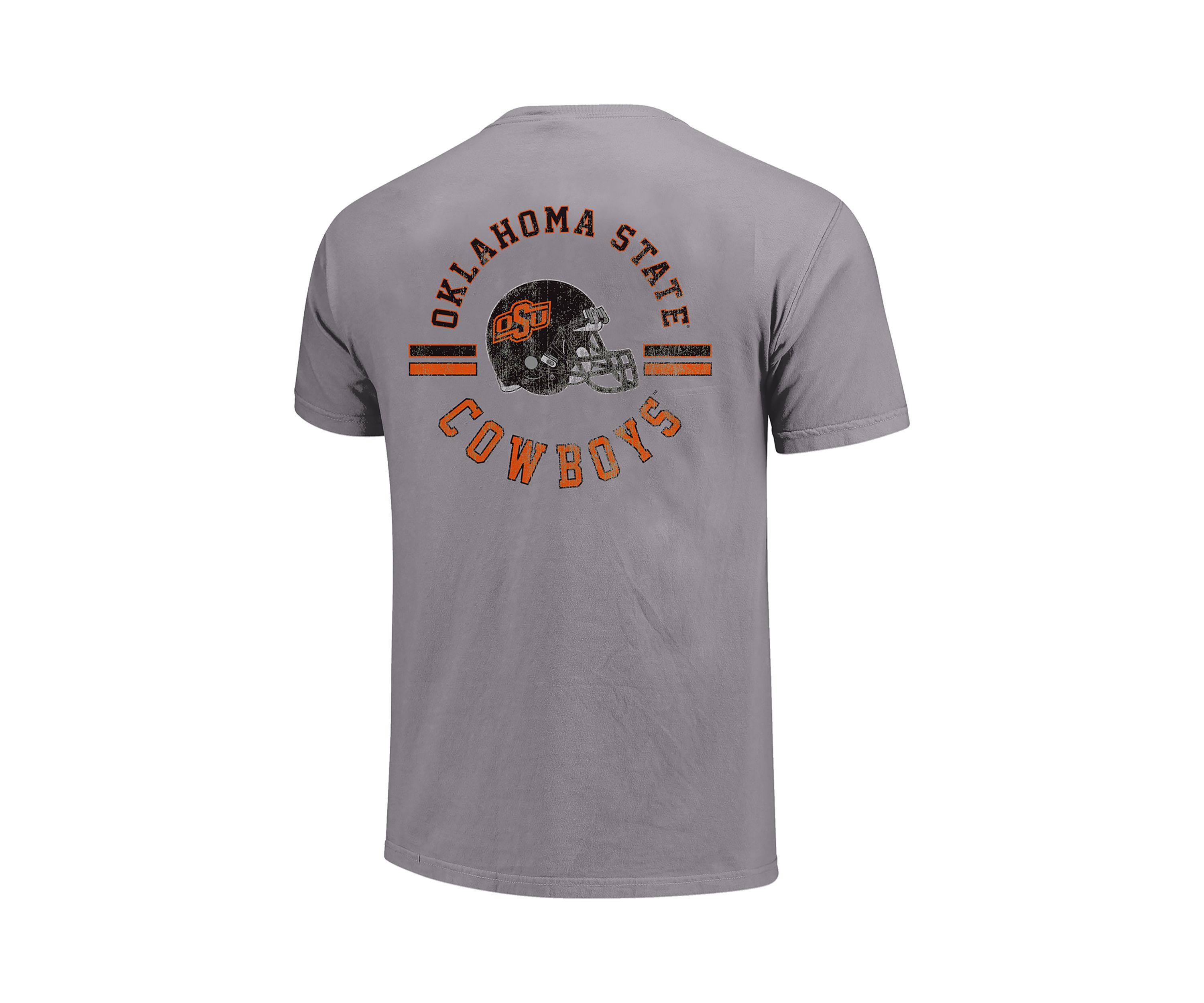 NCAA Oklahoma State Cowboys Helmet Arch Short Sleeve T-Shirt 