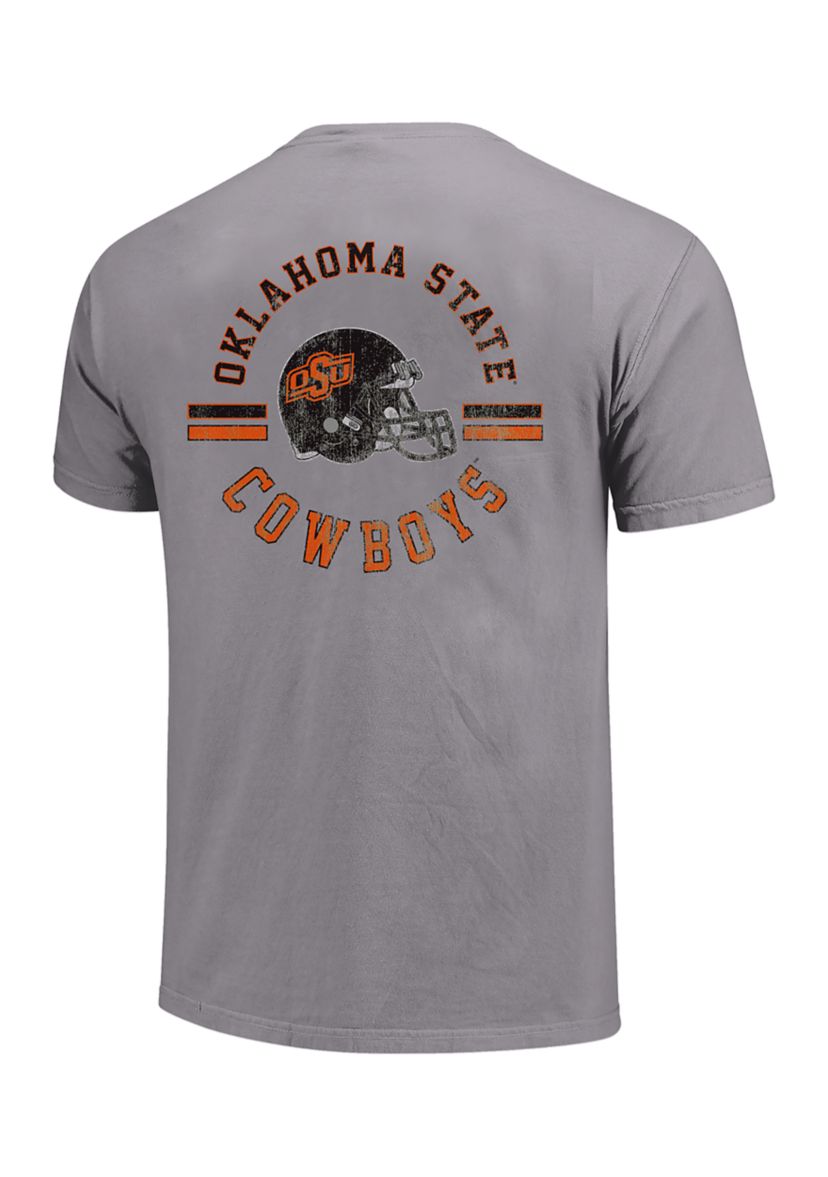 NCAA Oklahoma State Cowboys Helmet Arch Short Sleeve T-Shirt 