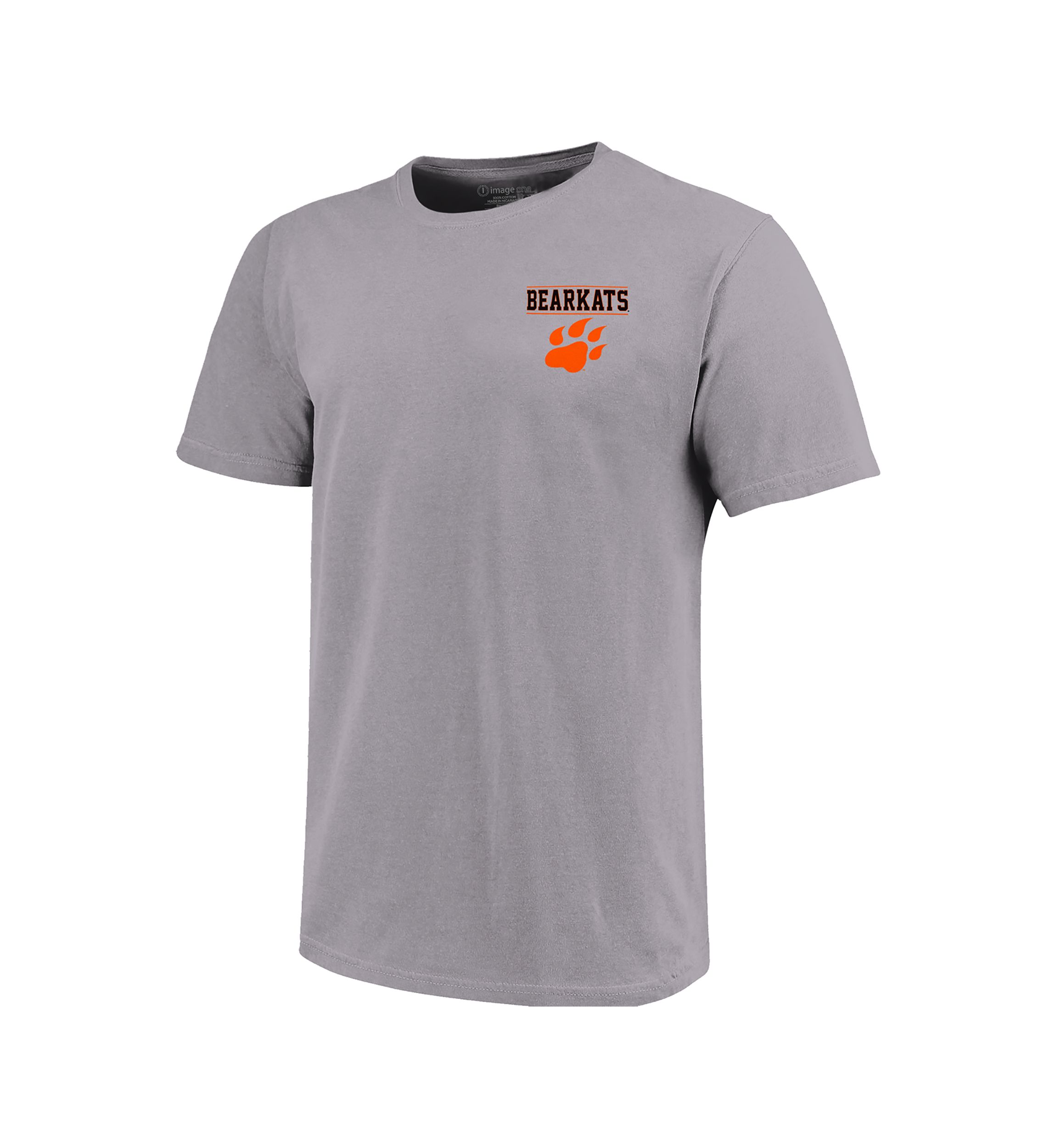 NCAA Sam Houston State Bearkats Striped Stamp Short Sleeve T-Shirt 