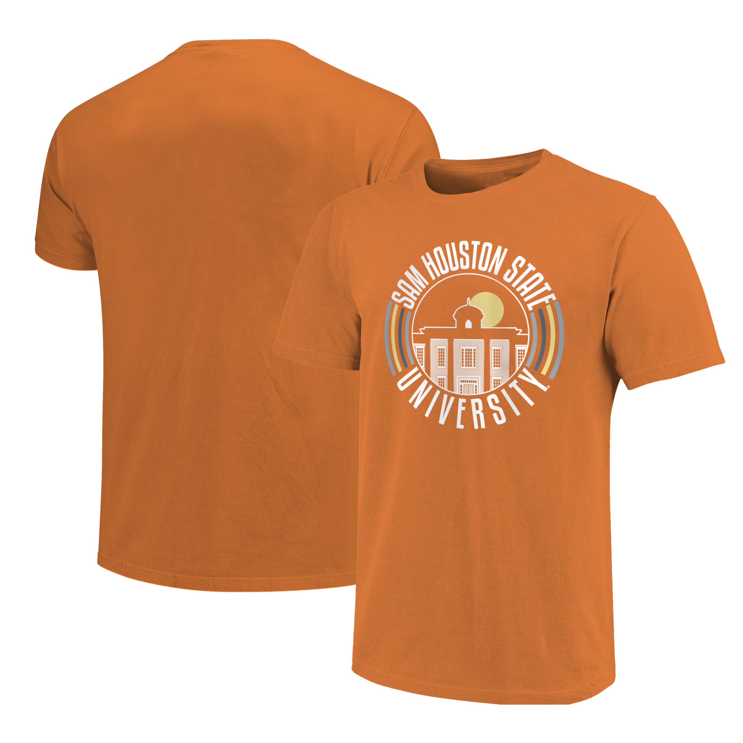 Image One Sam Houston State Bearkats Color Circles Building Short Sleeve T-Shirt