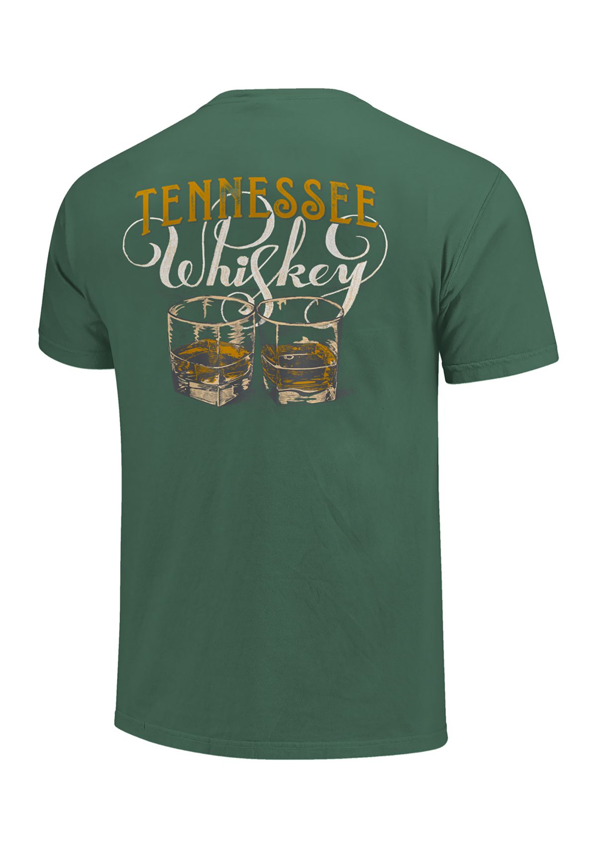 Comfort Color Tennessee Whiskey Glasses Graphic T-Shirt