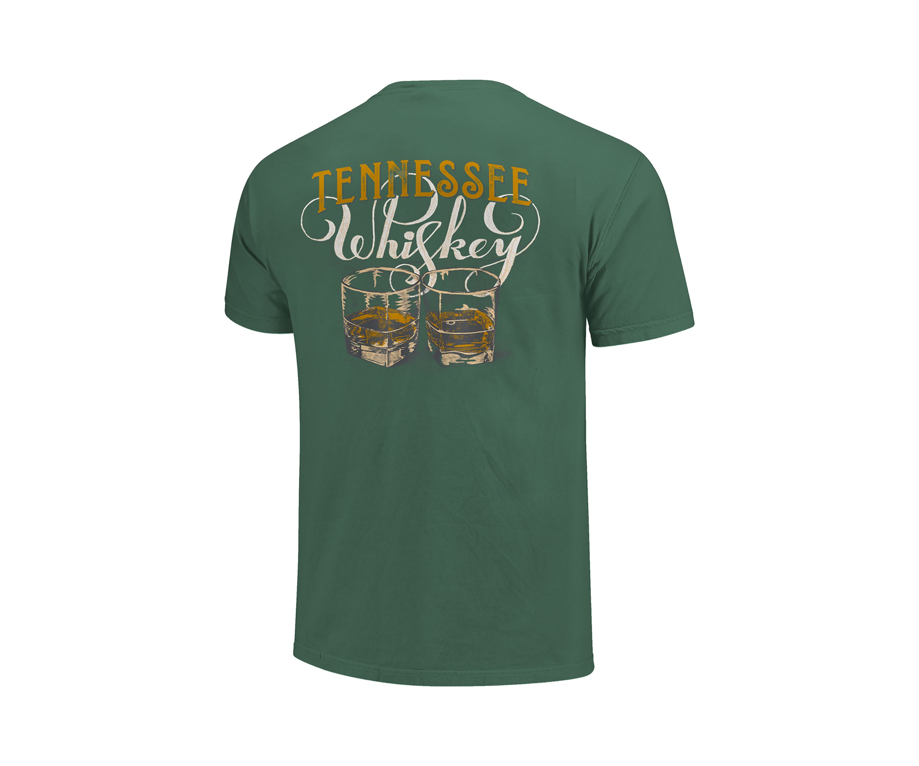 Comfort Color Tennessee Whiskey Glasses Graphic T-Shirt