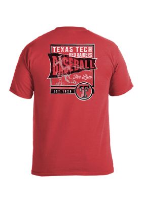 Texas Tech Red Raiders Youth Arch Replica Baseball Jersey in Red, Size: XL, Sold by Red Raider Outfitters