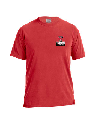 Baseball Flag Image One NCAA Unisex Comfort Color Short Sleeve T-Shirt 