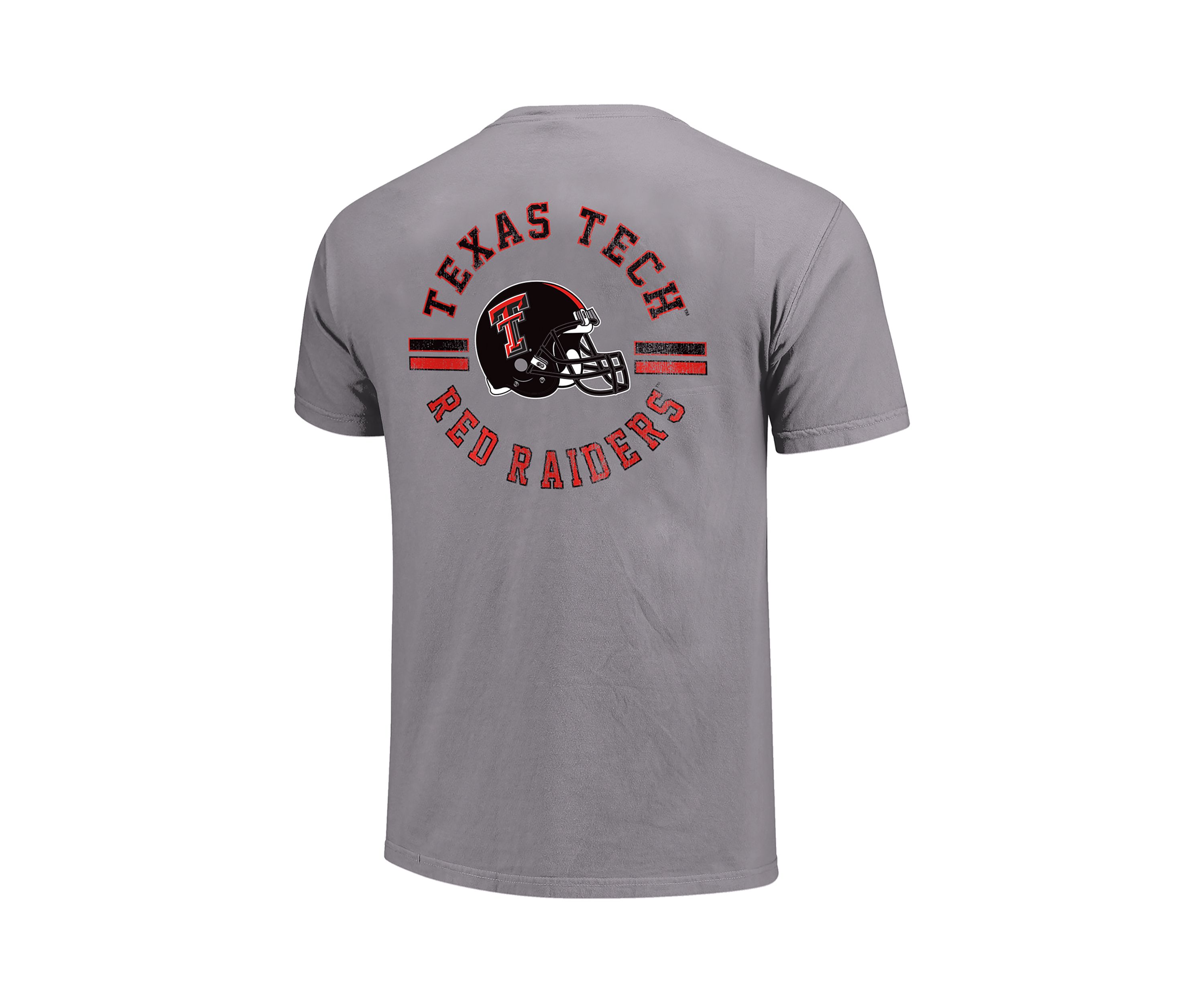 NCAA Texas Tech Red Raiders Helmet Arch Short Sleeve T-Shirt 