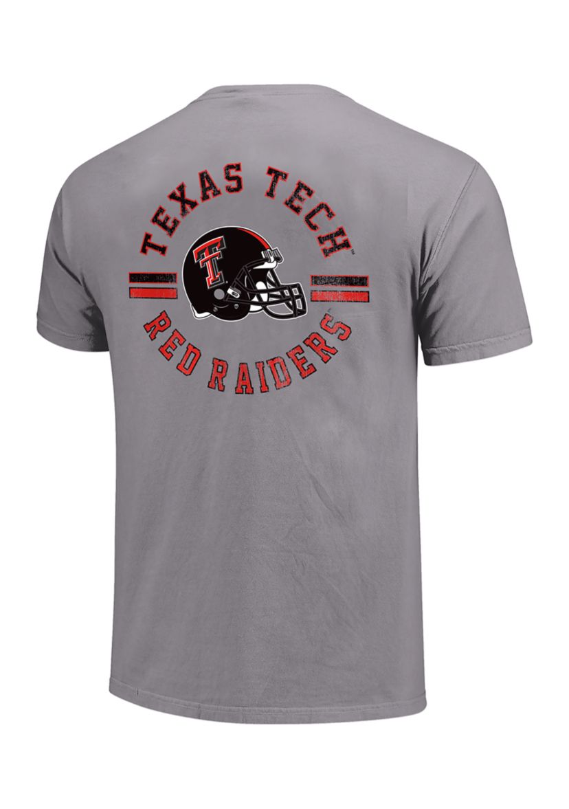 NCAA Texas Tech Red Raiders Helmet Arch Short Sleeve T-Shirt 