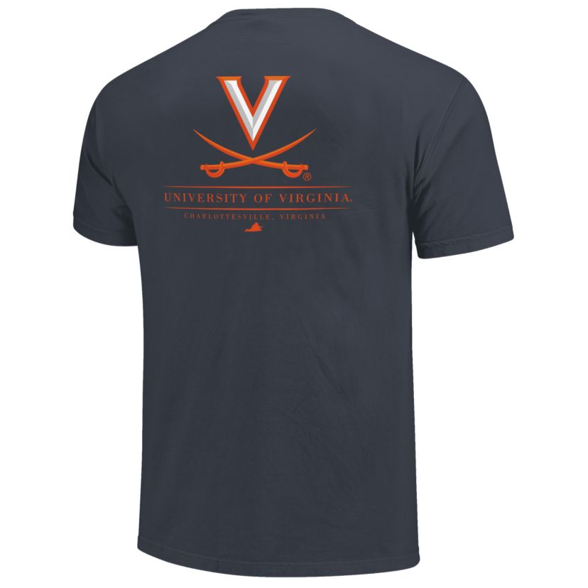 Image One Virginia Cavaliers Classic Jumbo Mascot Short Sleeve T-Shirt