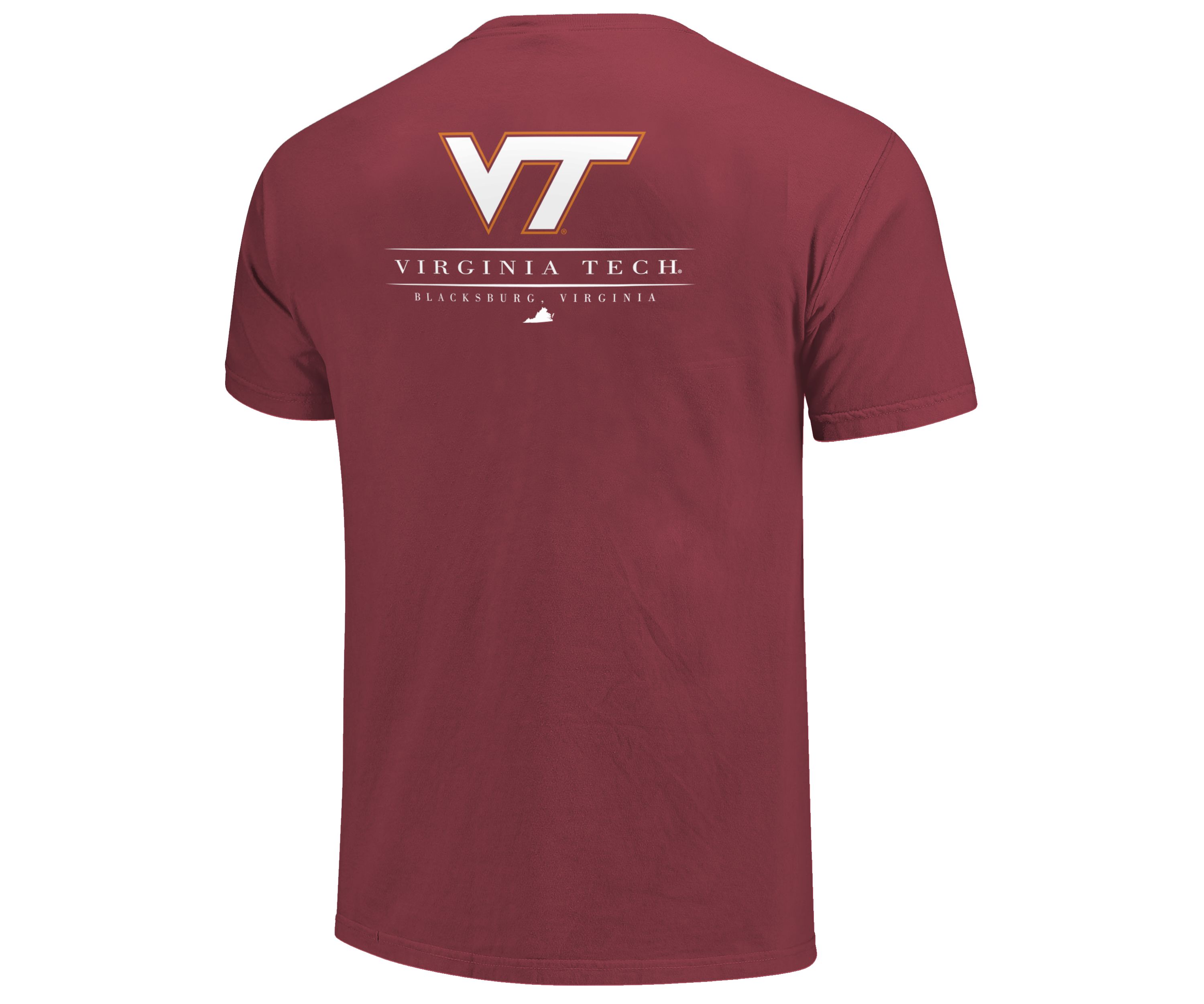 Image One Virginia Tech Hokies Classic Jumbo Mascot Short Sleeve T-Shirt