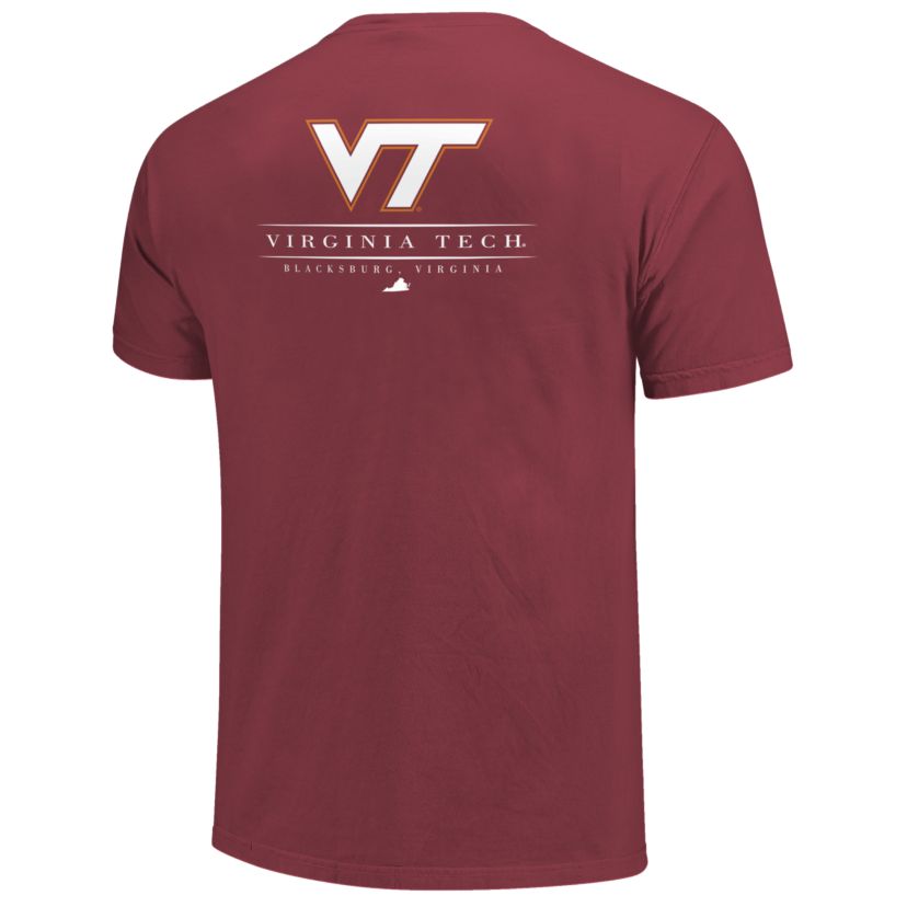 Image One Virginia Tech Hokies Classic Jumbo Mascot Short Sleeve T-Shirt