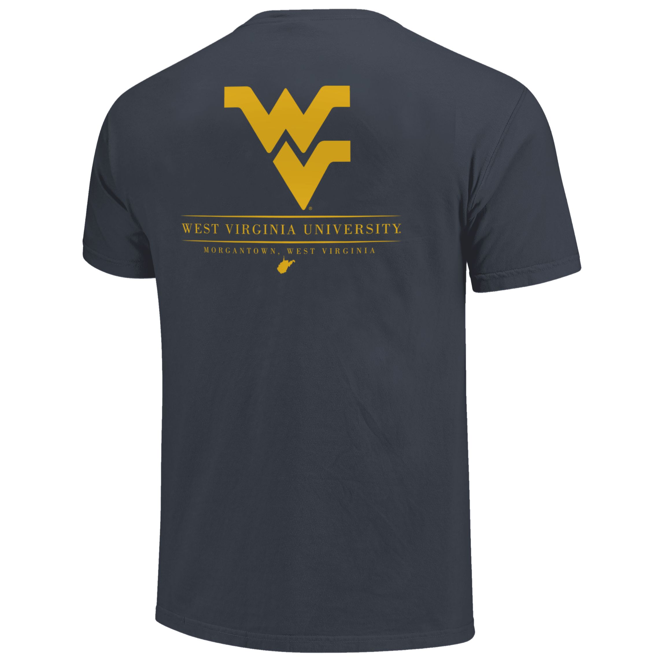 Image One West Virginia Mountaineers Classic Jumbo Mascot Short Sleeve T-Shirt