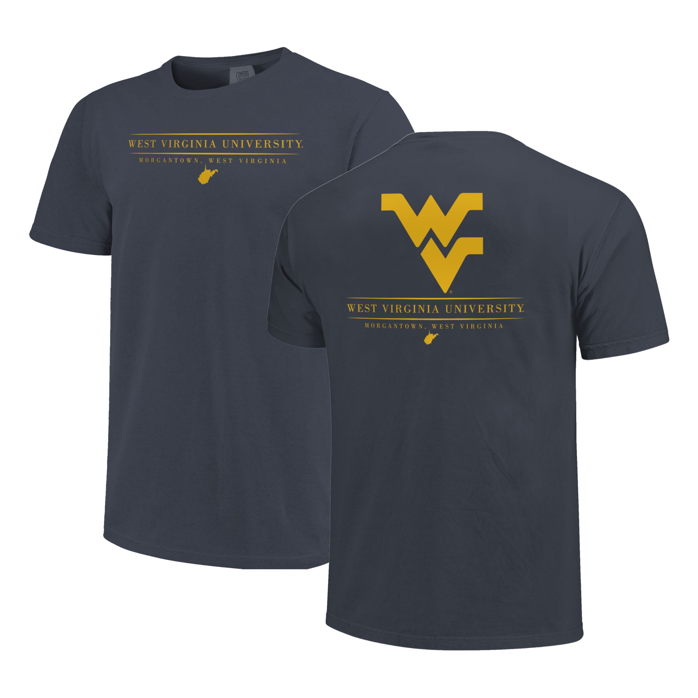 Image One West Virginia Mountaineers Classic Jumbo Mascot Short Sleeve T-Shirt