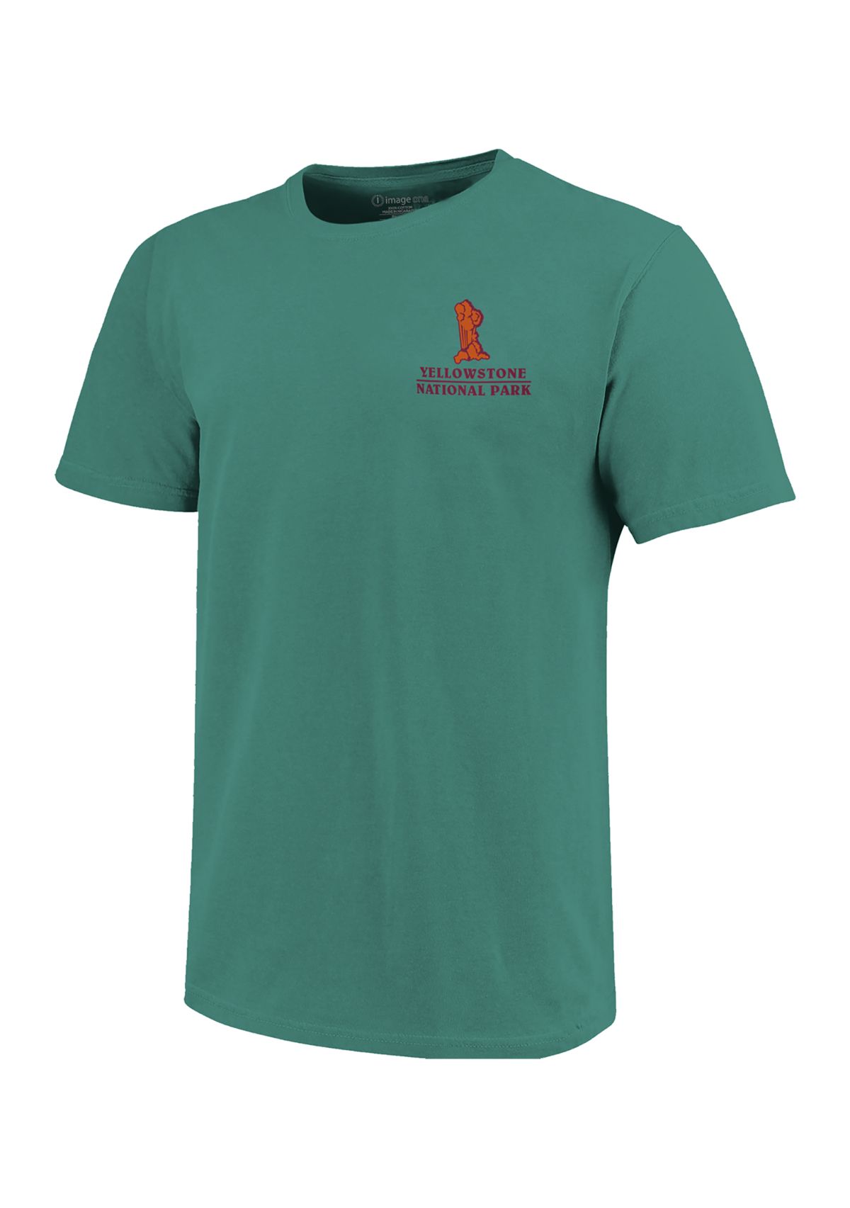 Comfort Color Yellowstone National Park Circle Graphic T-Shirt