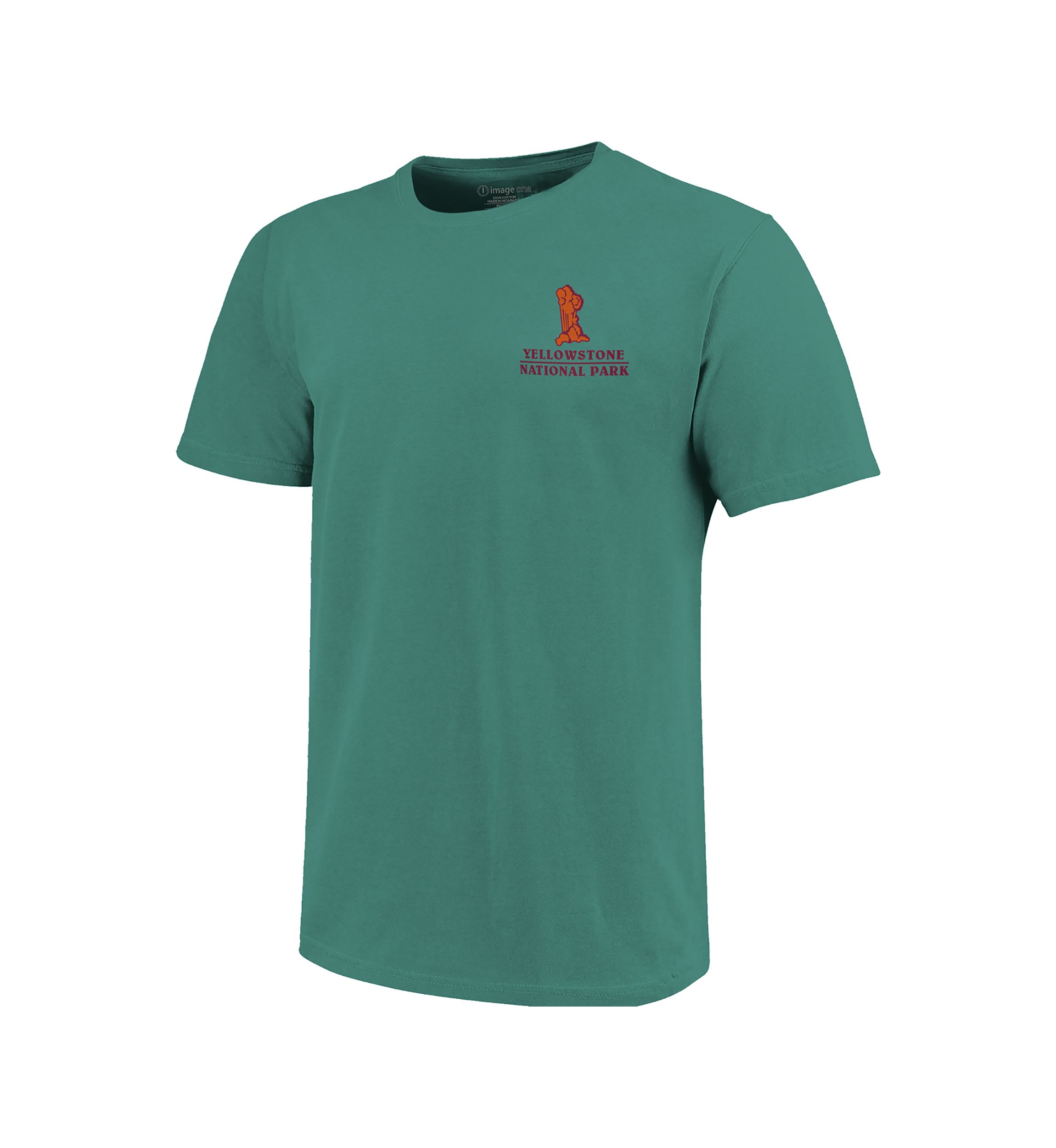 Comfort Color Yellowstone National Park Circle Graphic T-Shirt