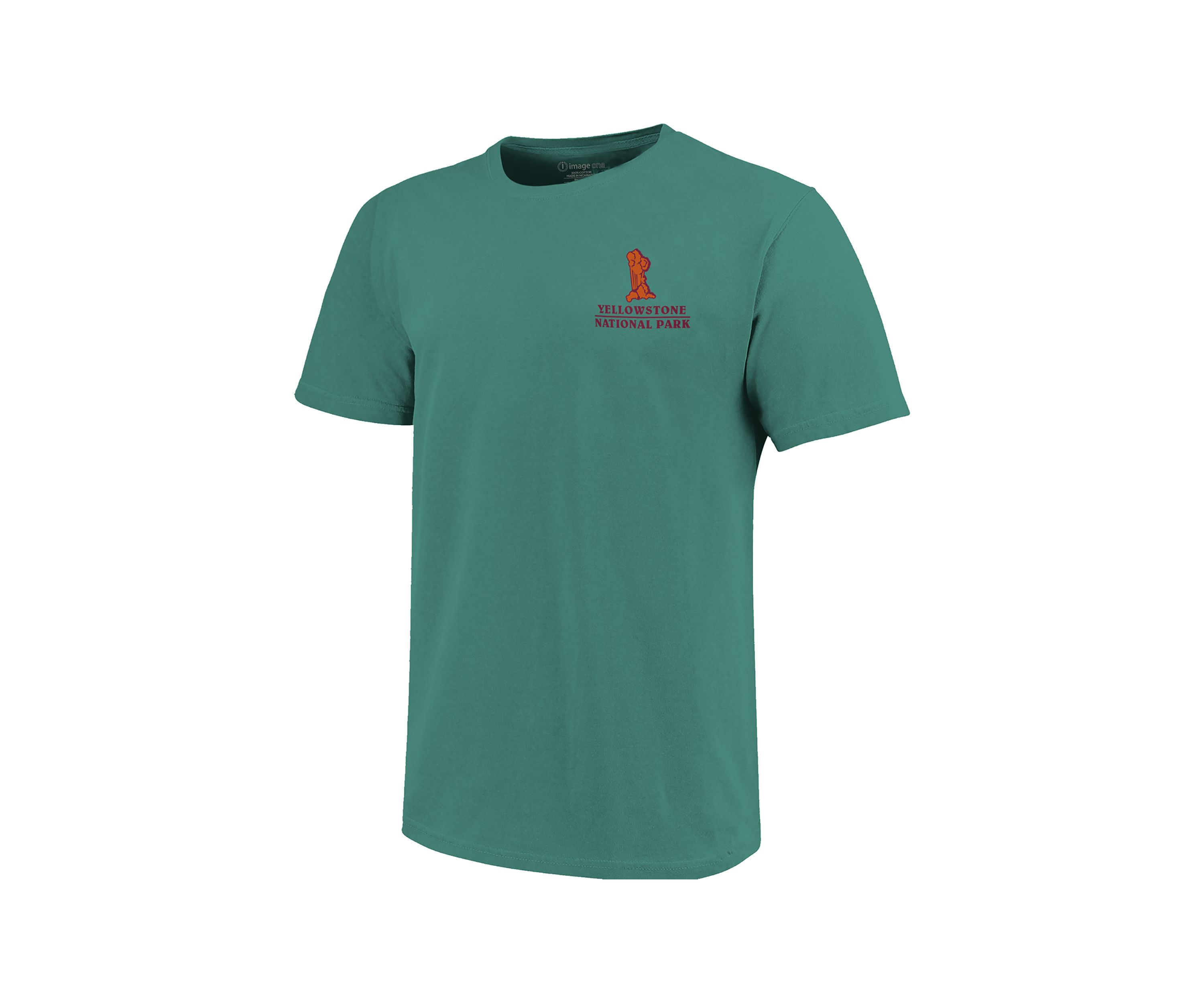 Comfort Color Yellowstone National Park Circle Graphic T-Shirt