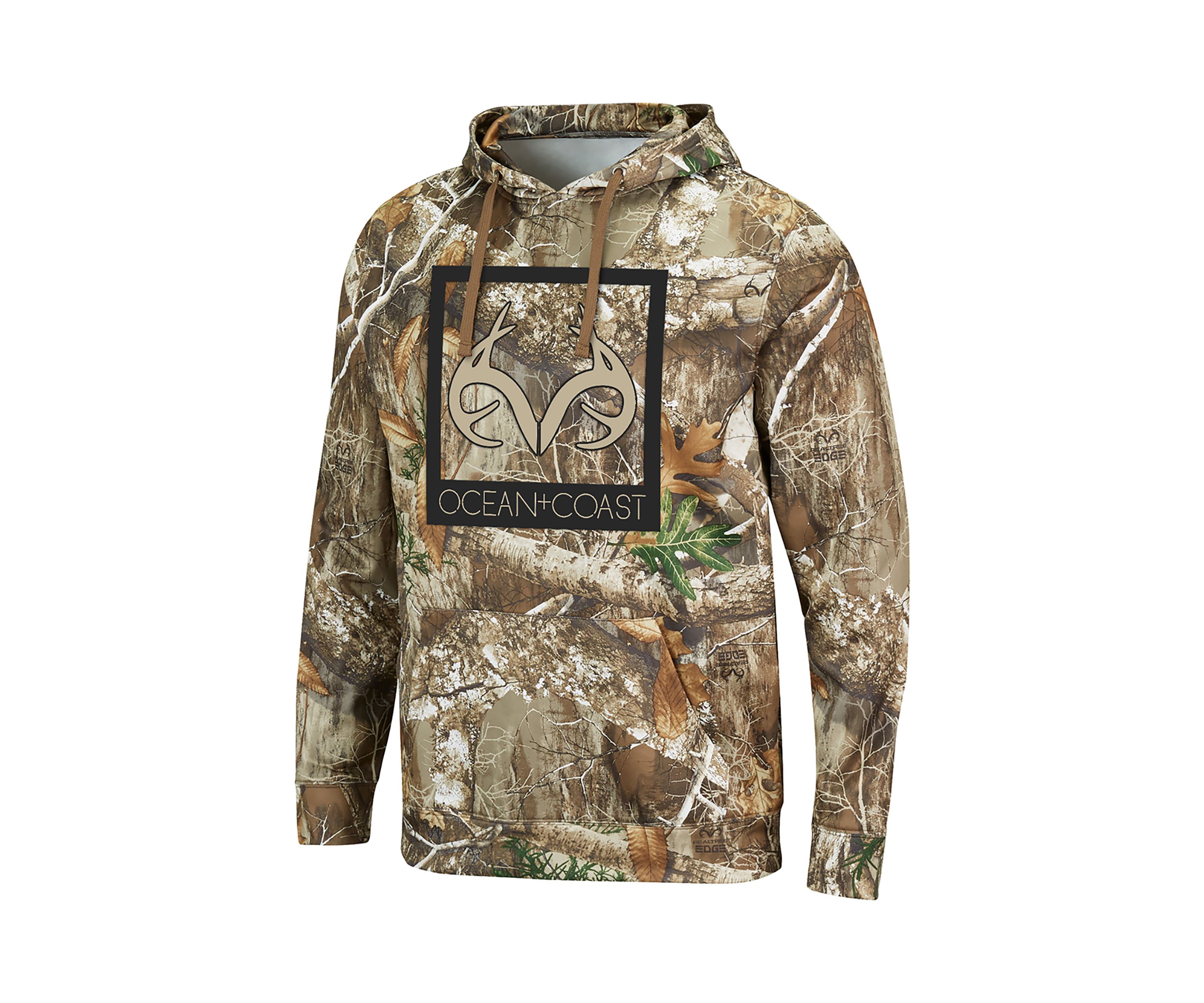 Mens Pattern Performance Fleece Hoodie