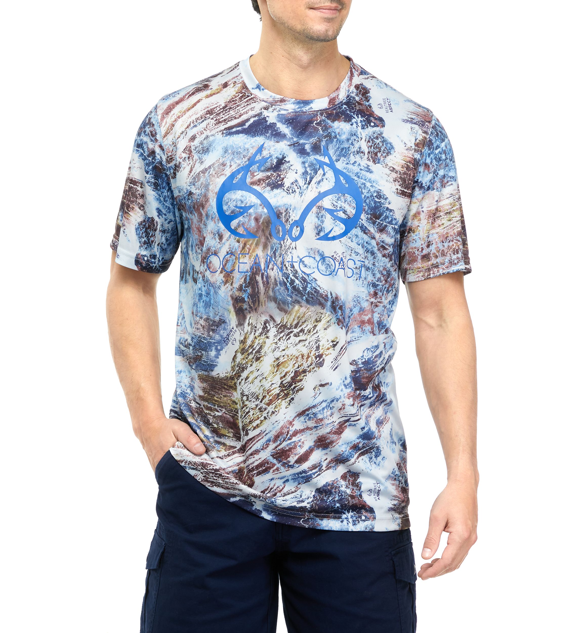 X RealTree Short Sleeve Performance Aspect T-Shirt 