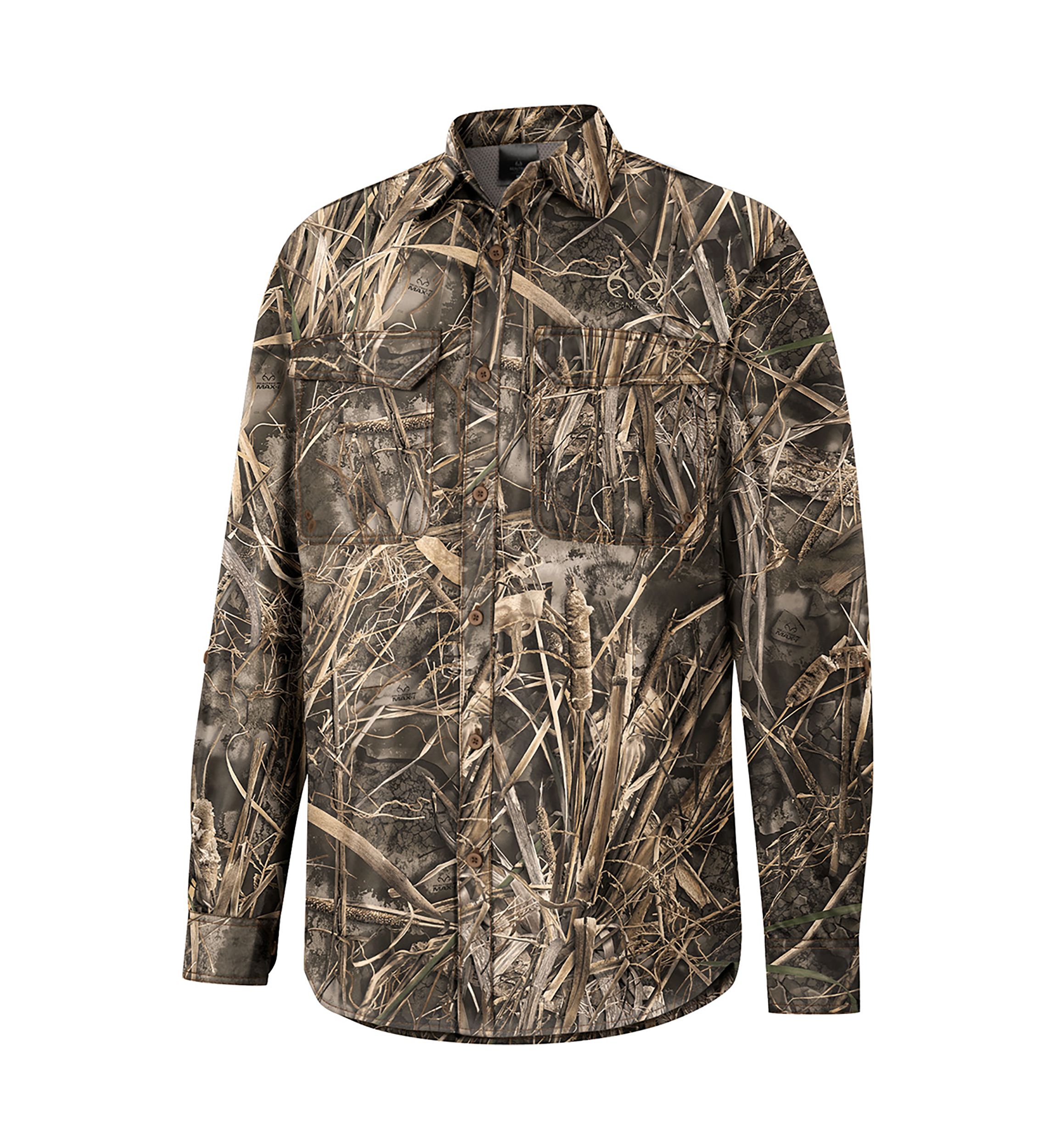 Big & Tall Patterned Fishing Shirt