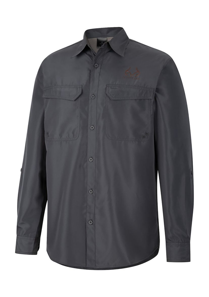 Big & Tall Long Sleeve Fishing Shirt 