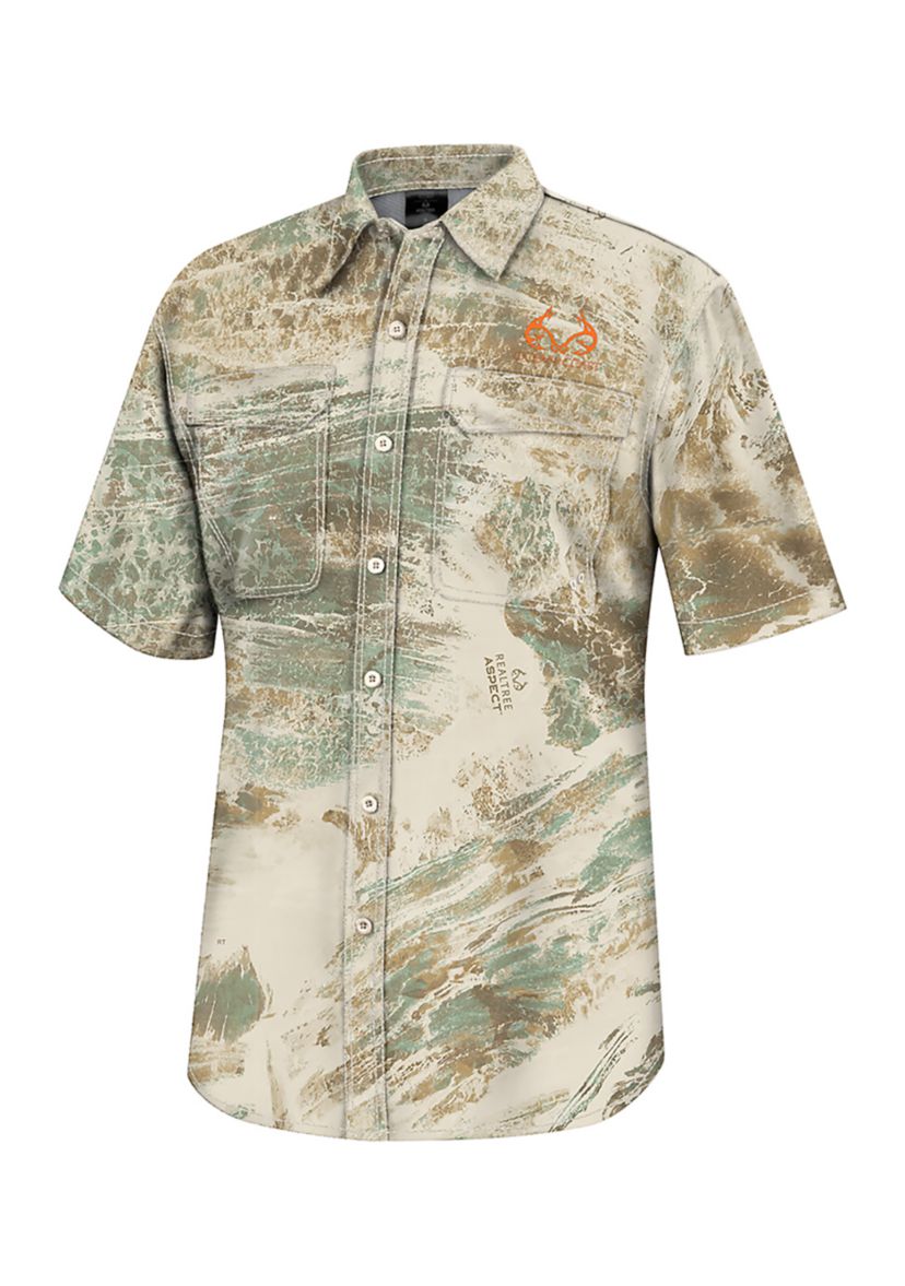 X RealTree Camouflage Button Up Shirt