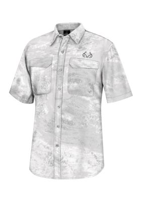 REALTREE® Big & Tall Tie Dye Collared Fishing Shirt