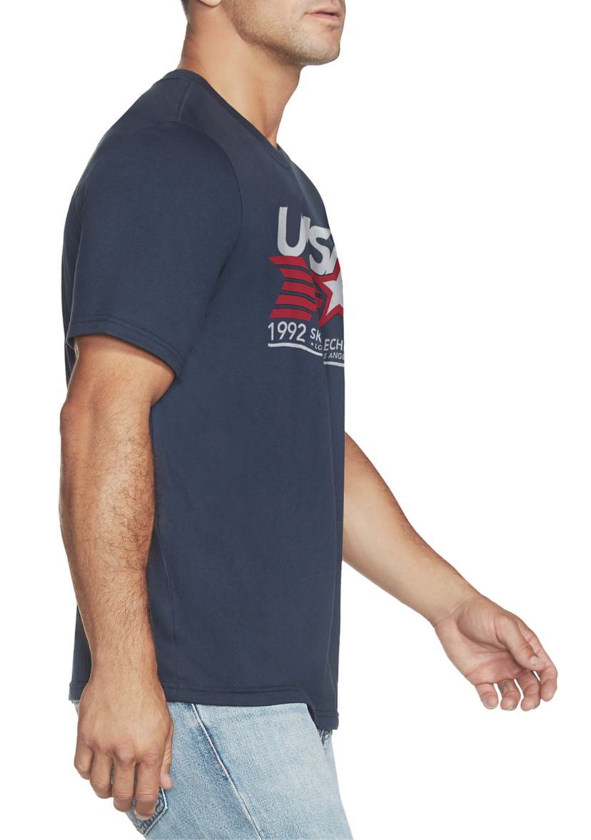 Mens Short Sleeve Tribute Graphic T-Shirt 
