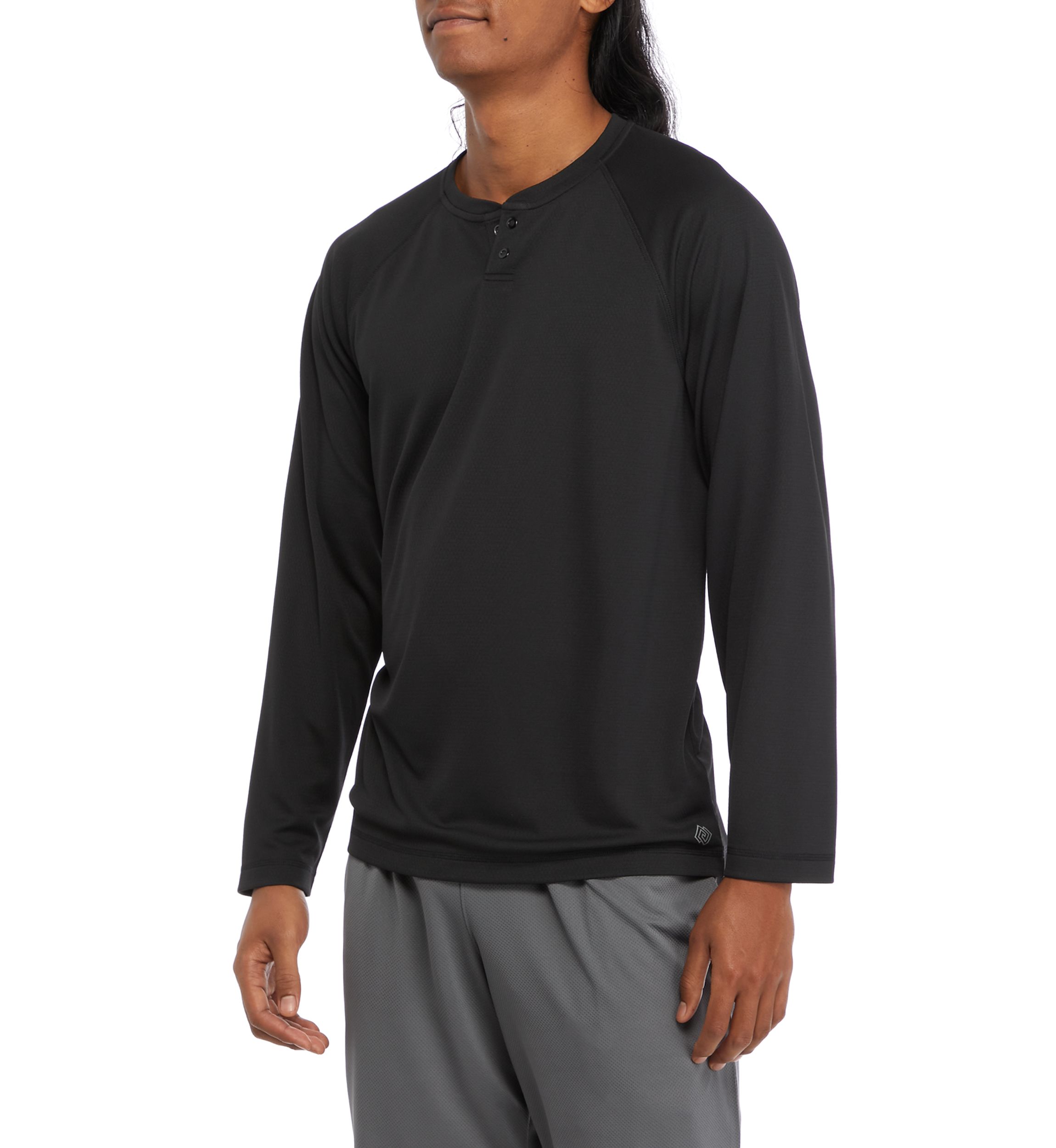 Long Sleeve Thermal Henley Shirt 