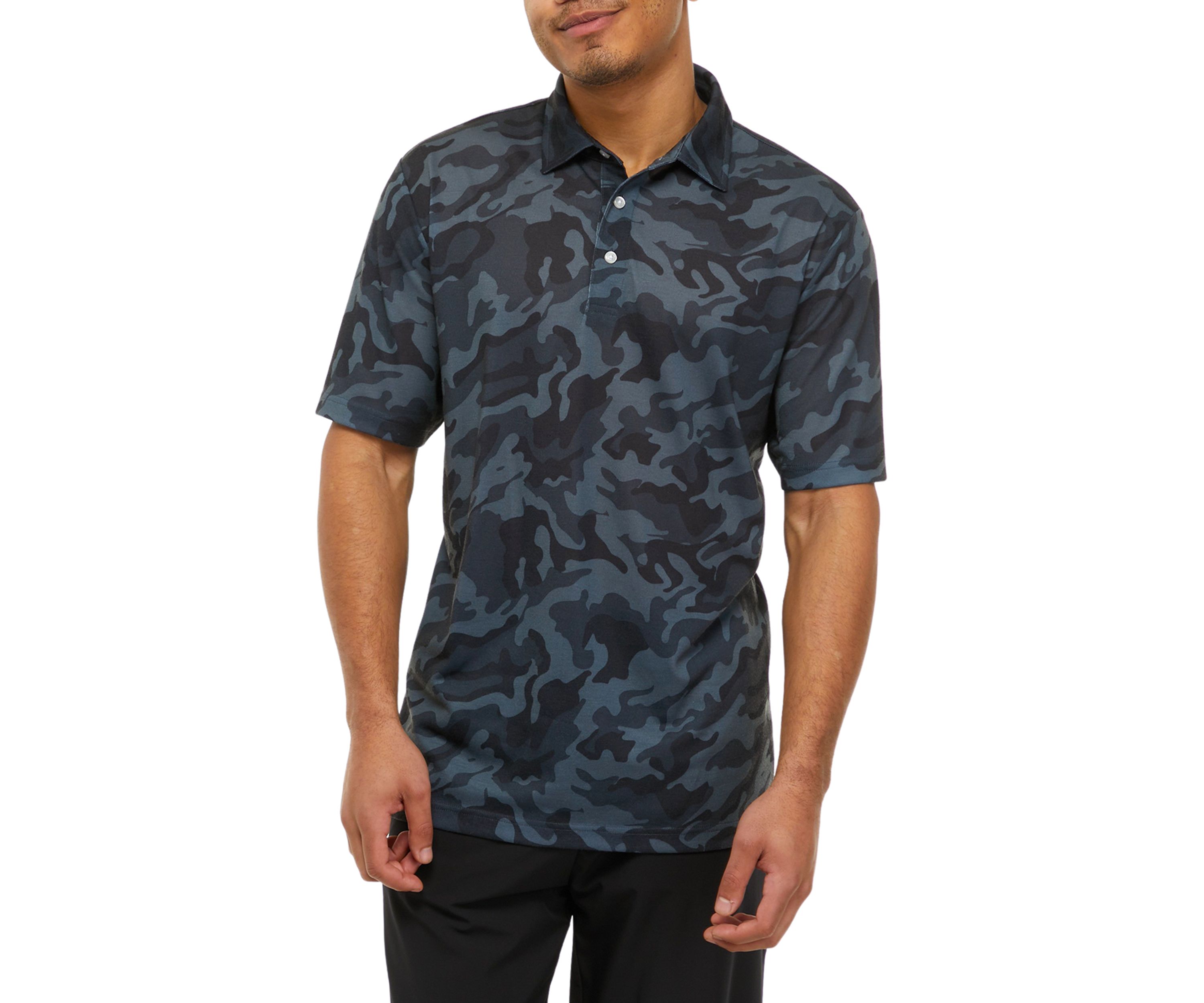 Brushed Printed Polo Shirt 