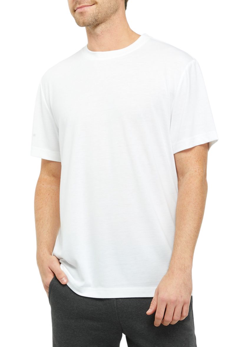 Brushed Heather Crew Neck T-Shirt