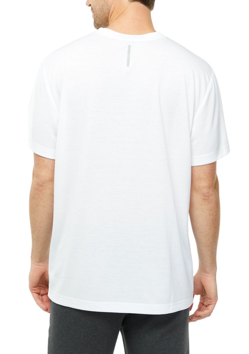 Brushed Heather Crew Neck T-Shirt
