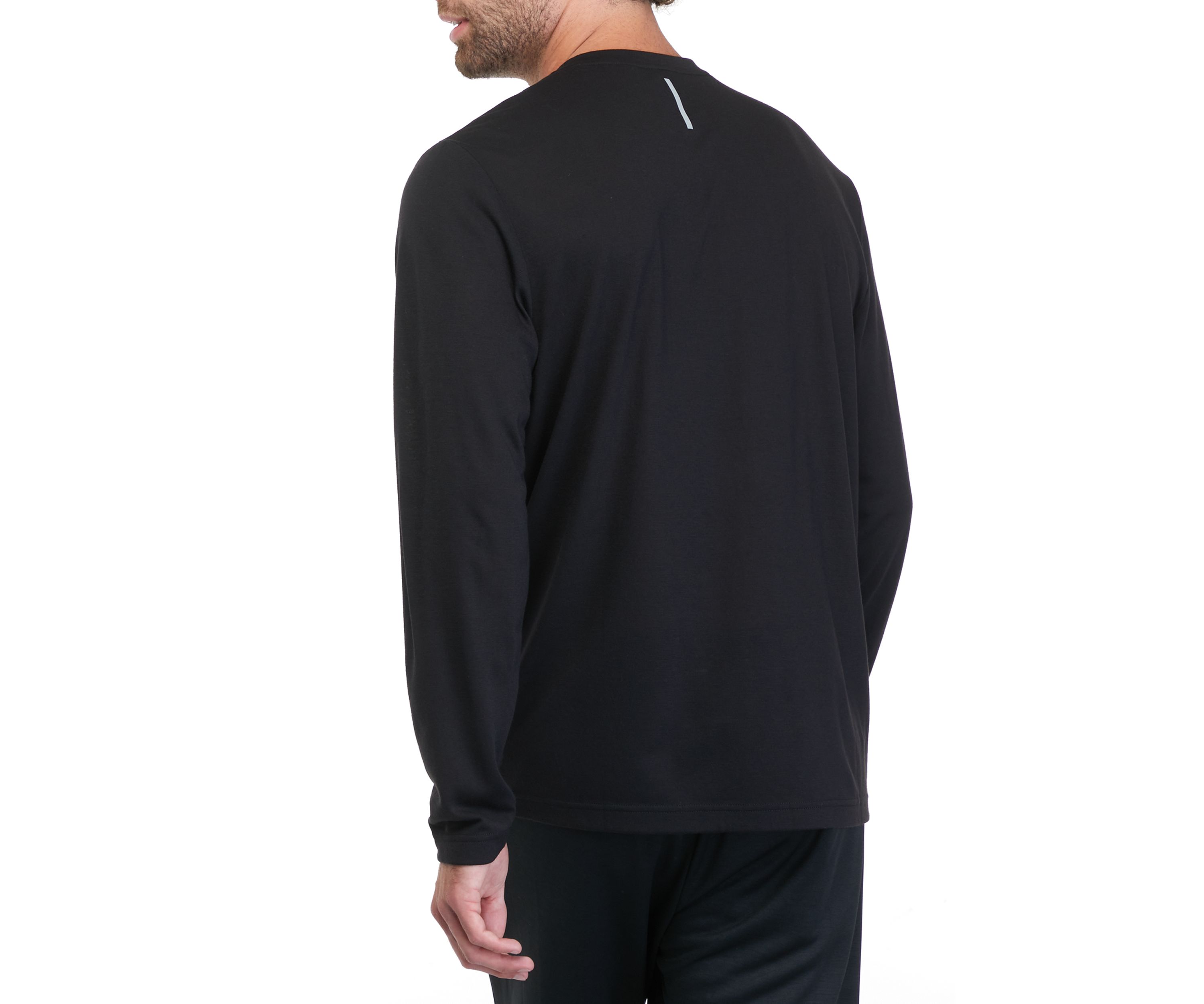 Long Sleeve Brushed Henley Shirt 