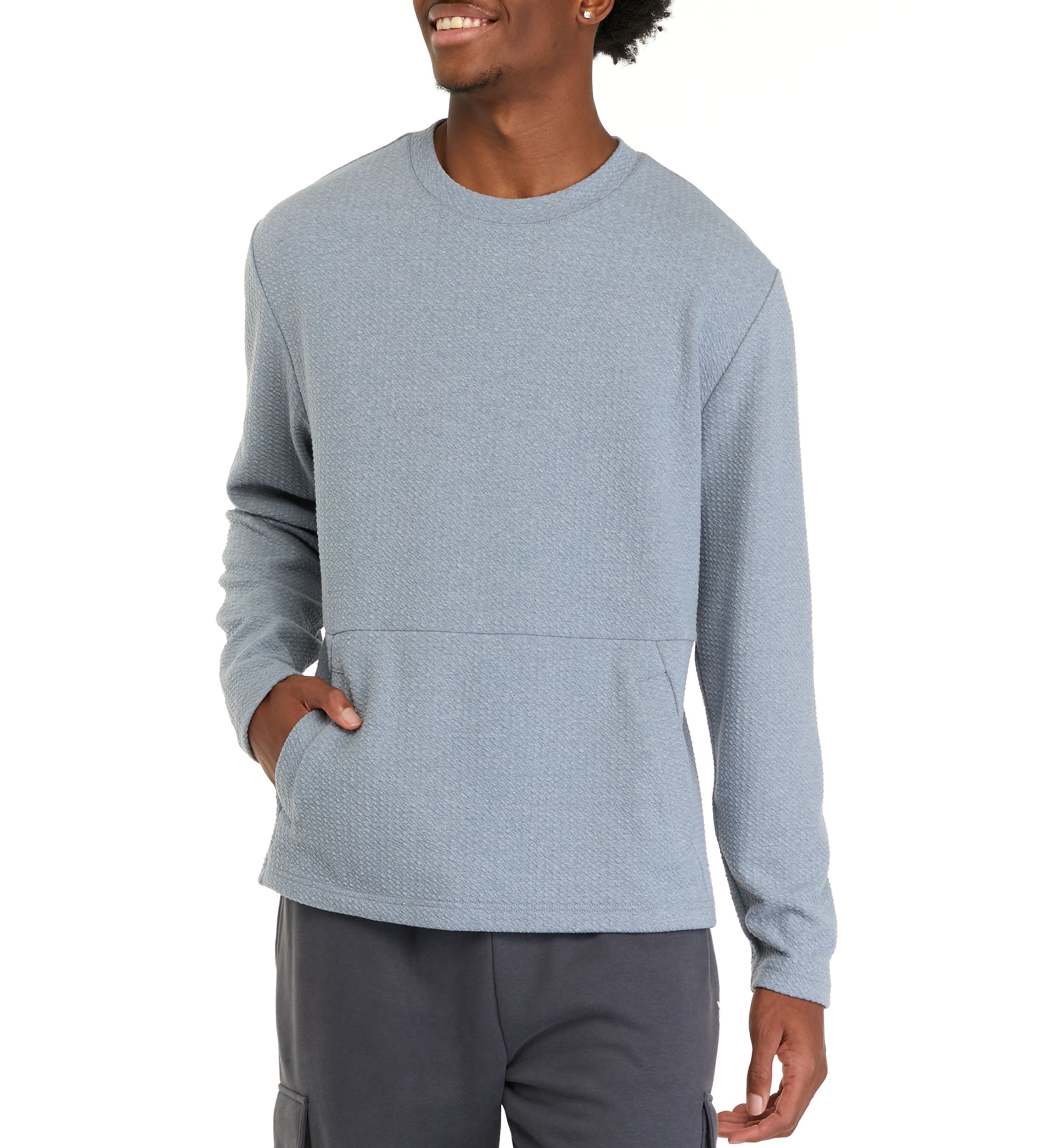 Textured Crew Neck Shirt