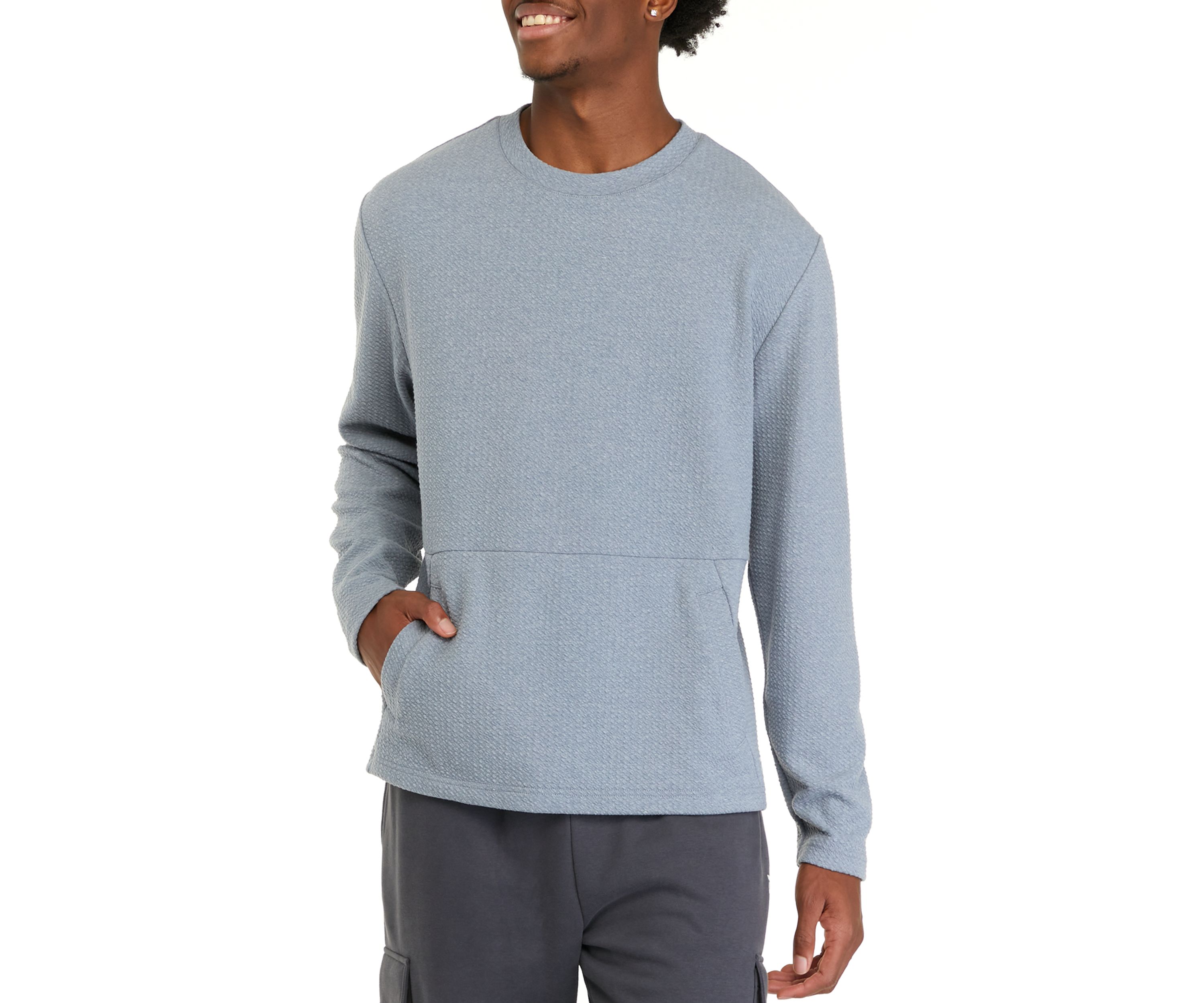 Textured Crew Neck Shirt